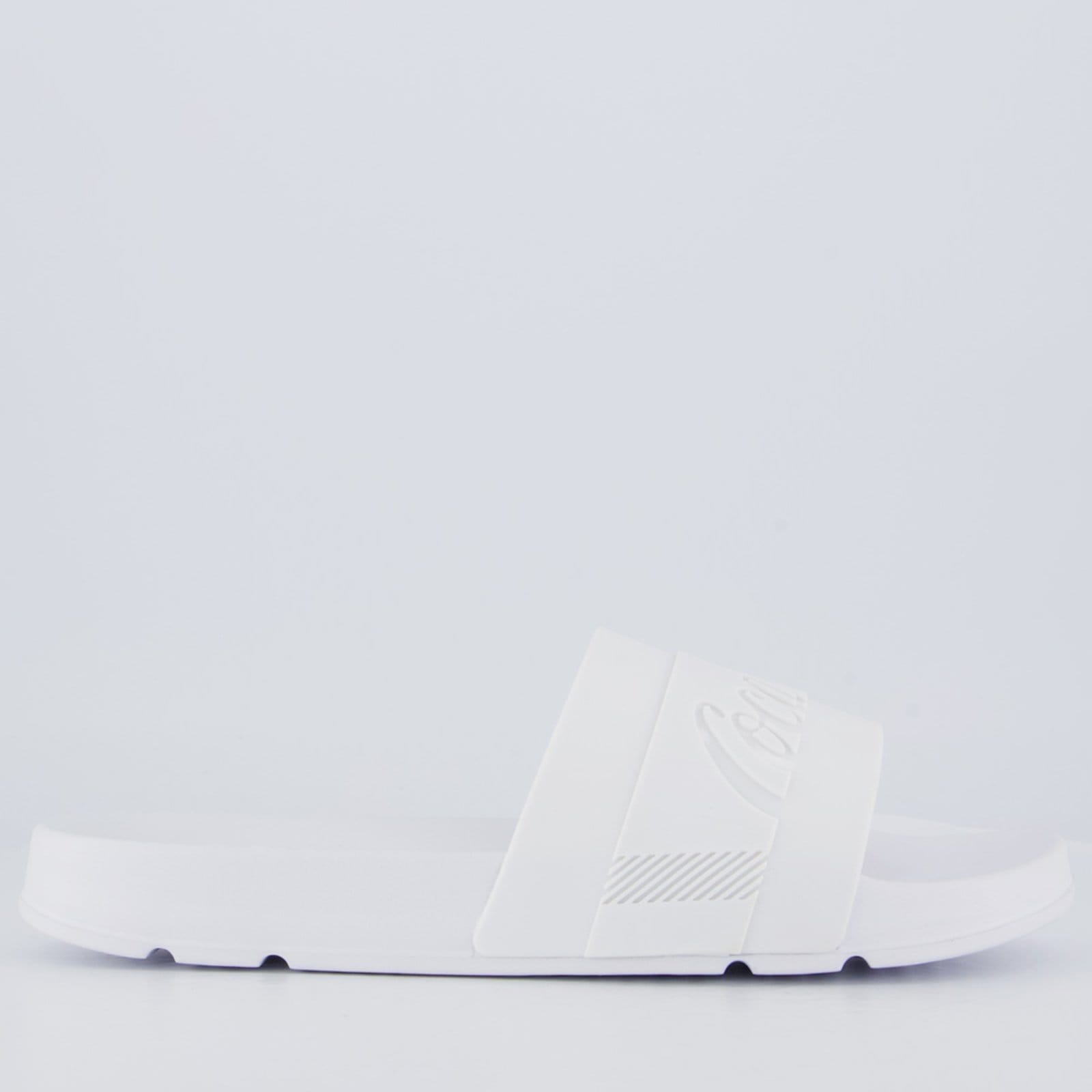 Vista 2 Chinelo Coca Cola Injetado Slide Elevate Coca-Cola branco