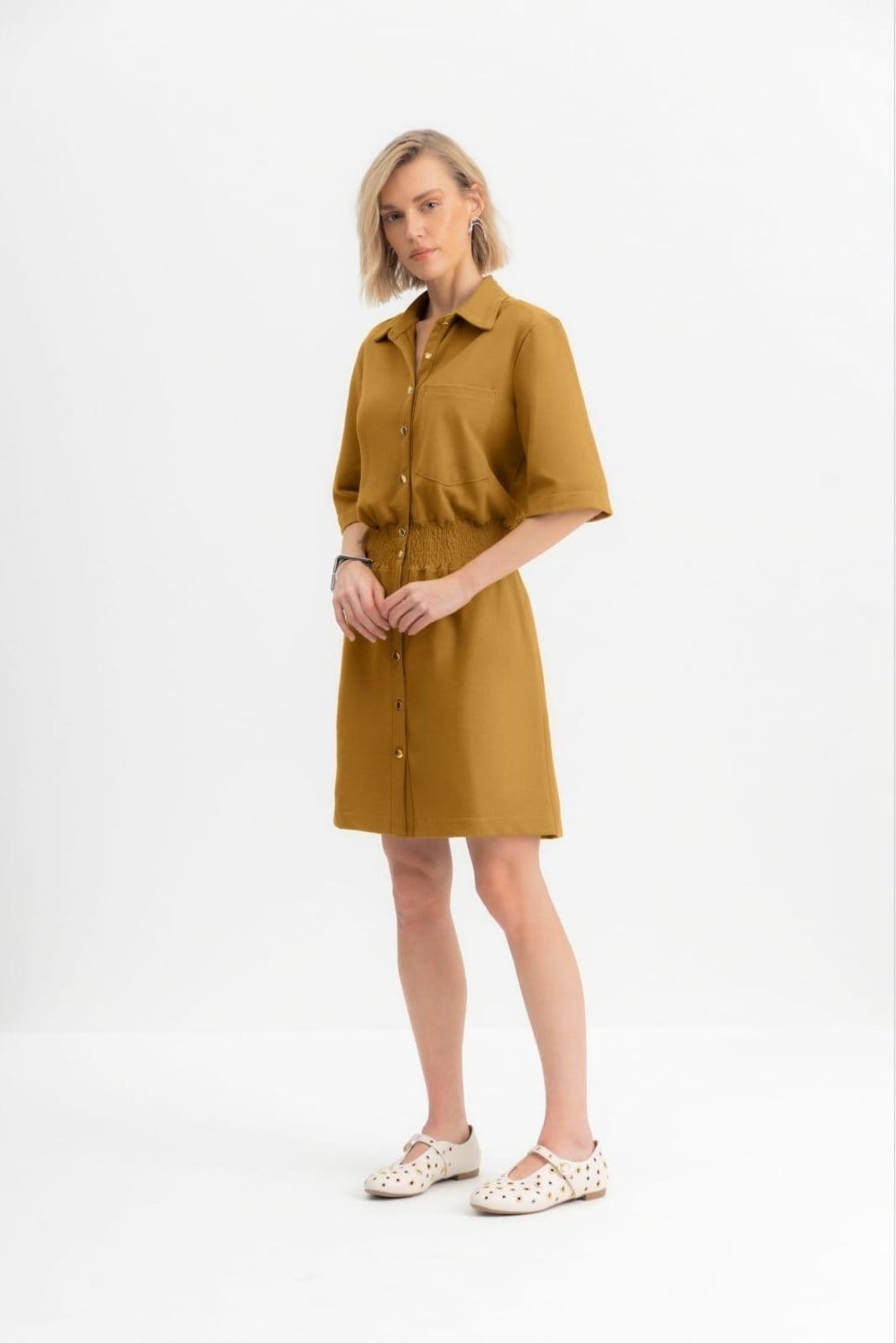 Vestido Feminino Em Piquet Essendi Médio