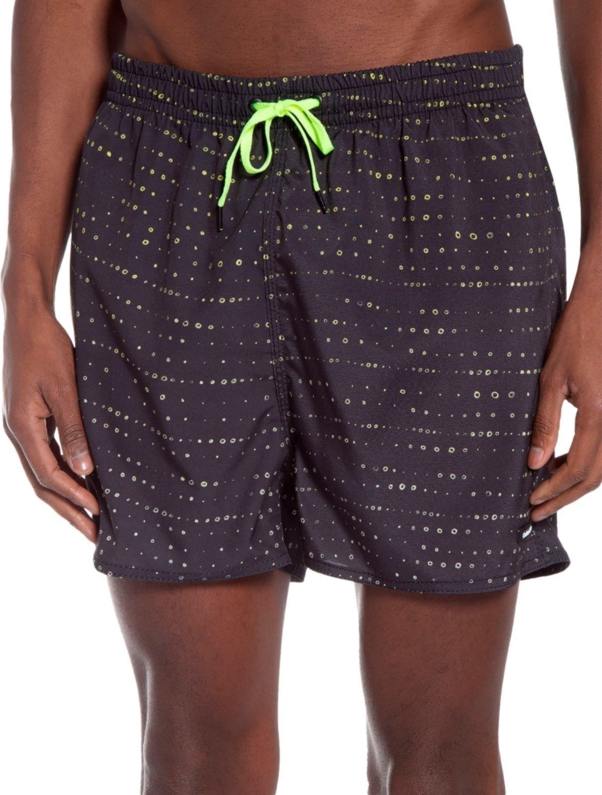 Short Calvin Klein Swimwear Masculino D Água Wave Dots Chumbo