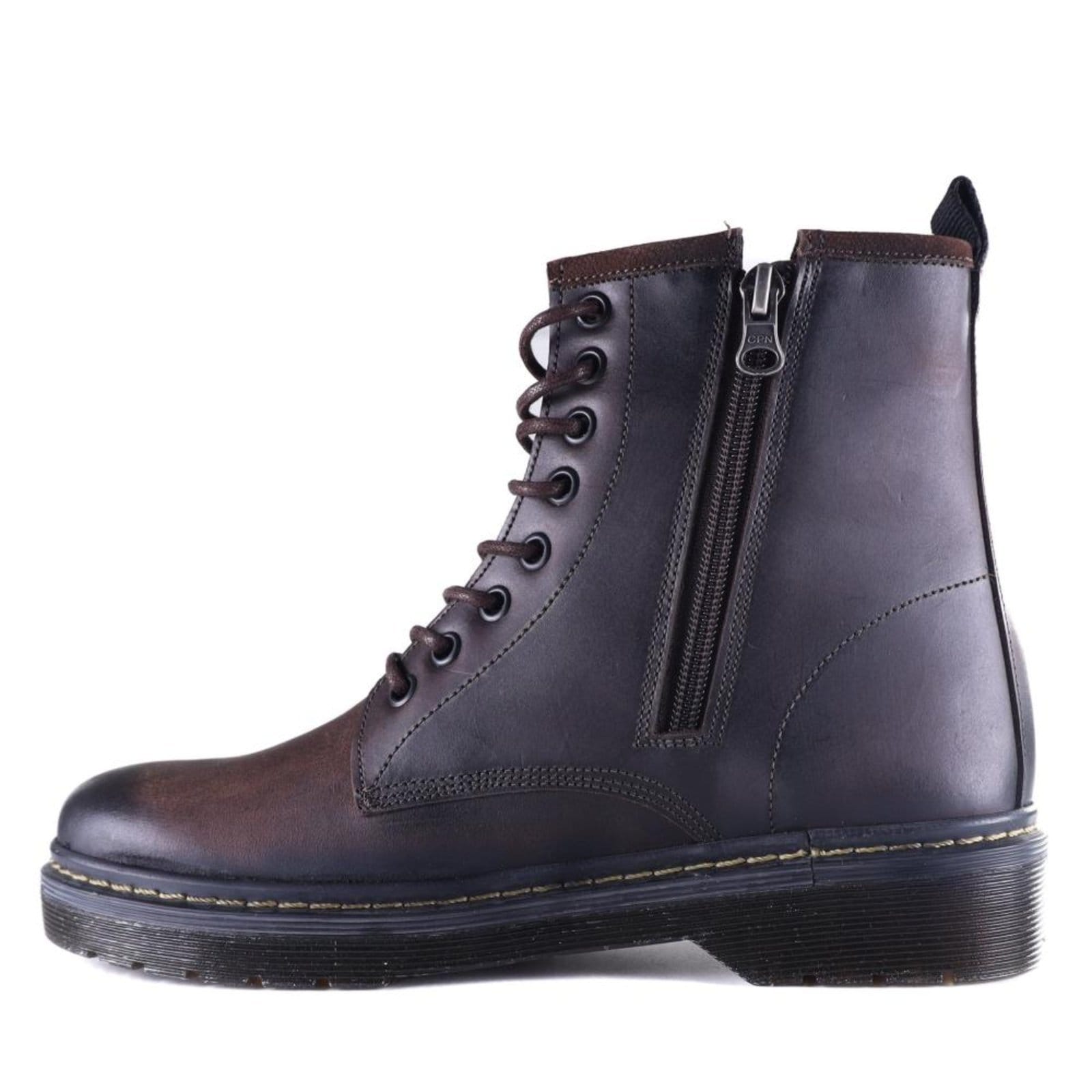 Vista 2 Bota Coturno Feminina Zariff Way003 Brow Zariff incolor