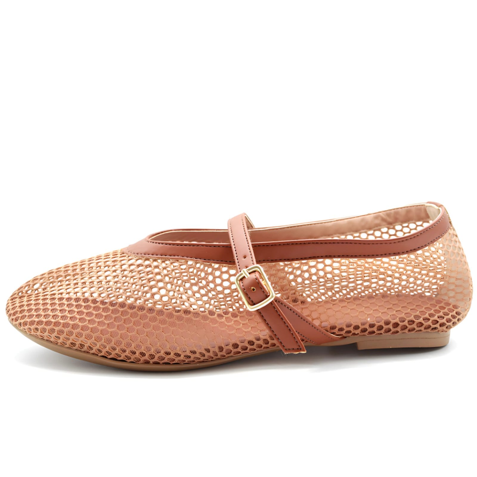 Sapatilha Boneca Em Tela Redinha Delicada 5400