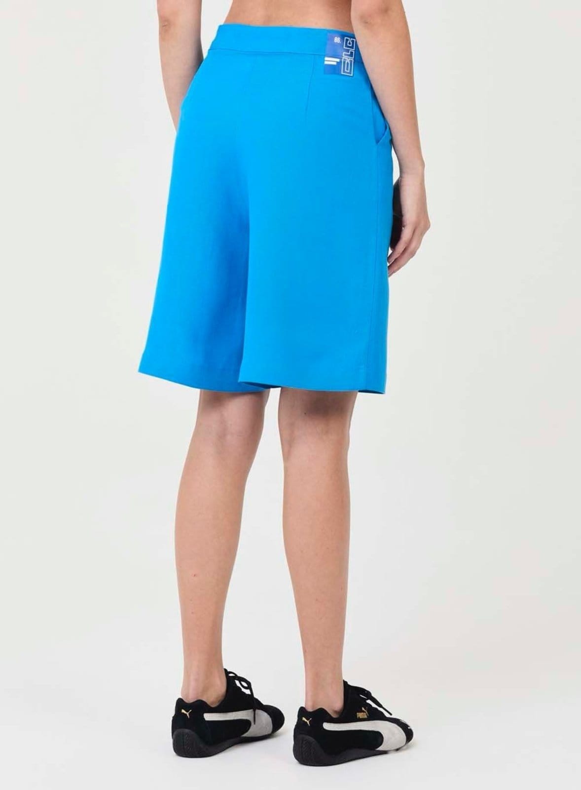 Vista 2 Bermuda Alfaiataria Linho Comfort Sorento Colcci Colcci CLC azul