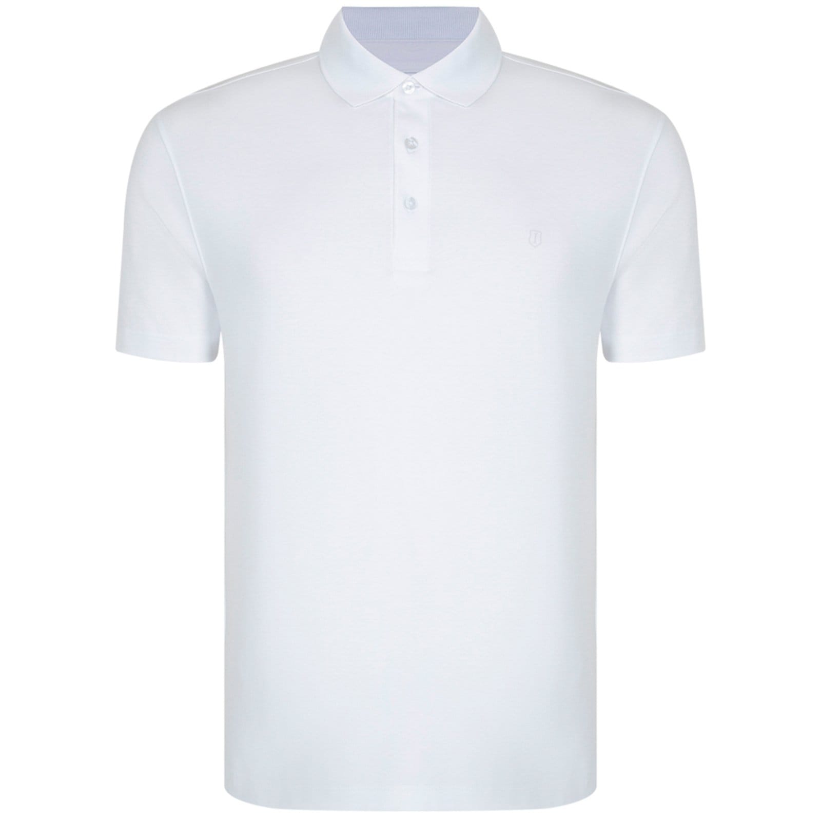 Vista principal Camisa Polo Individual Pima Basic Slim Ou25 Masculino Individual branco