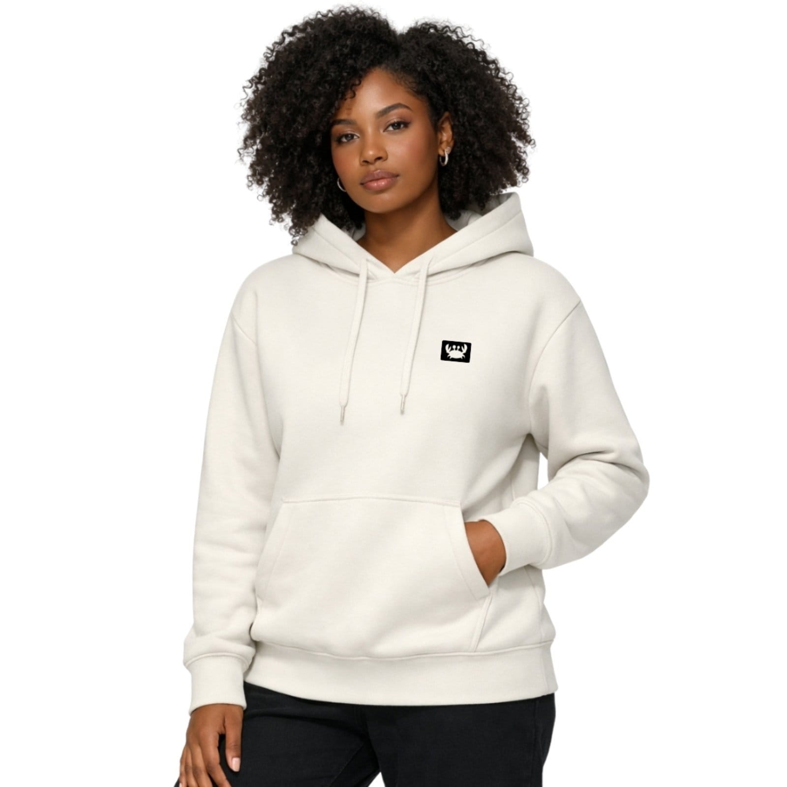 Vista 2 Kit 3 Blusa de Frio Moletom Liso Colorido Feminino Relaxado Com Capuz E Bolso Canguru Estampado Siri2 Relaxado azul marinho