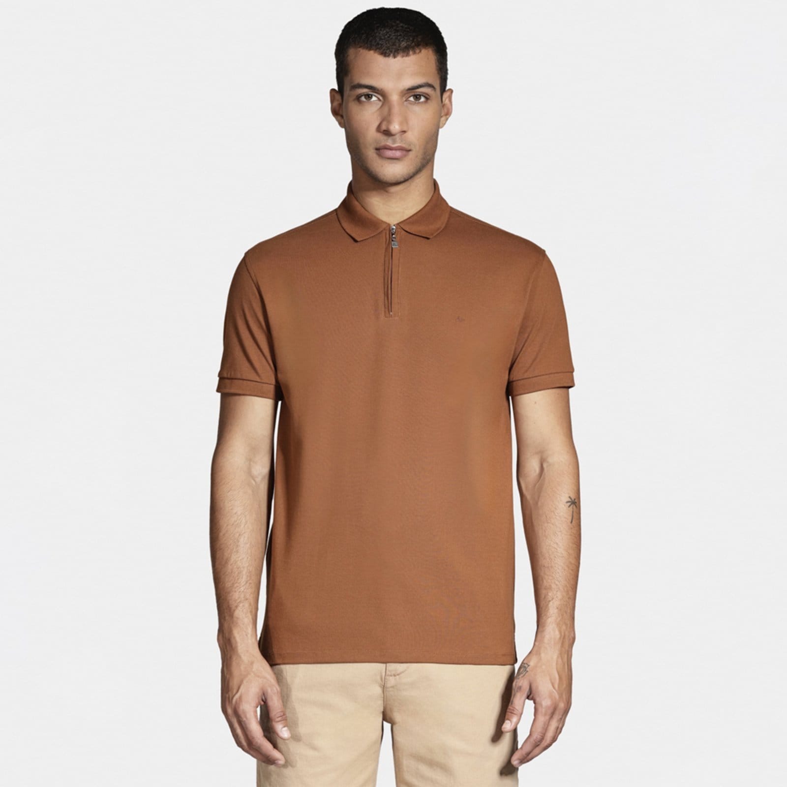 Camisa Polo Aramis Piquet Zip In25 Masculino