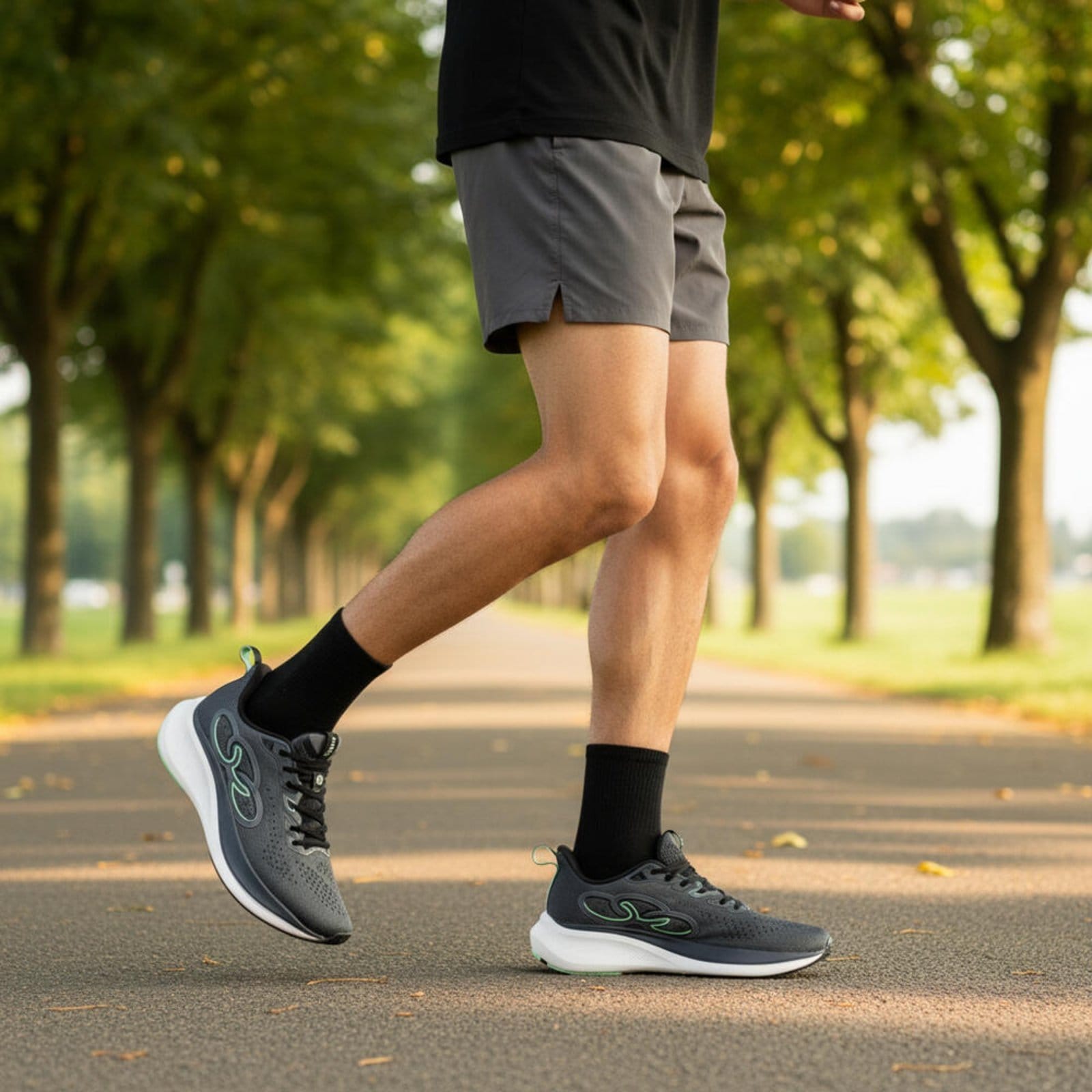 Vista 2 Tênis Masculino Voa 3 Olympikus 415015152 0233432 OLYMPIKUS cinza