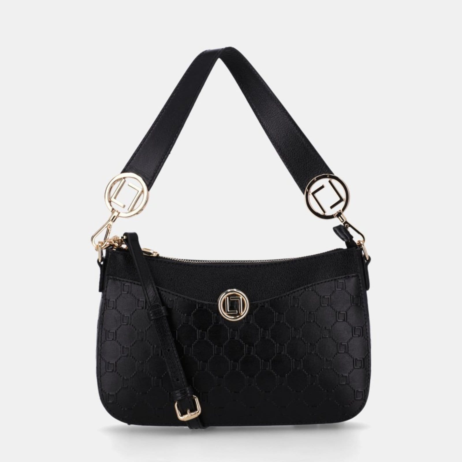 Vista principal Bolsa Baguete Pequena Luz da Lua - 2000700 Luz Da Lua Luz Da Lua preto