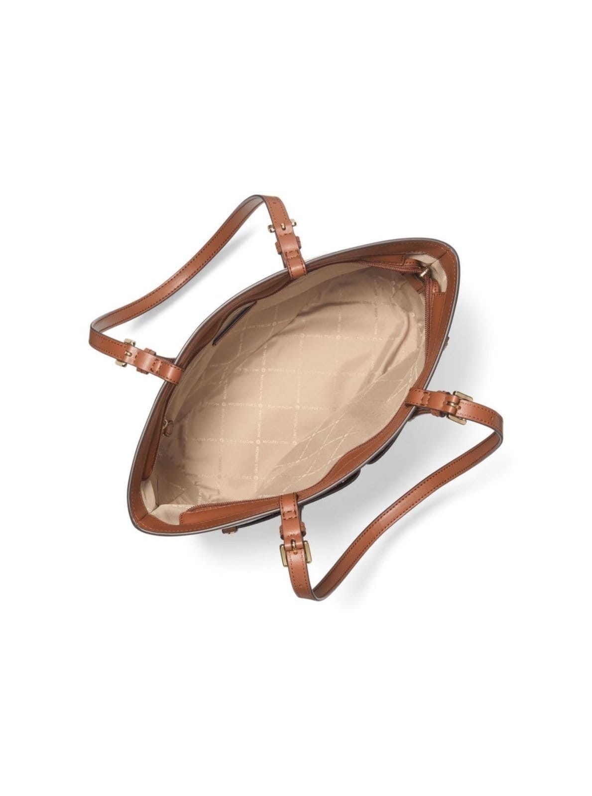 Vista 2 Bolsa Tote Jet Set Logo Média 35F3gtvt3b150 Michael Kors branco