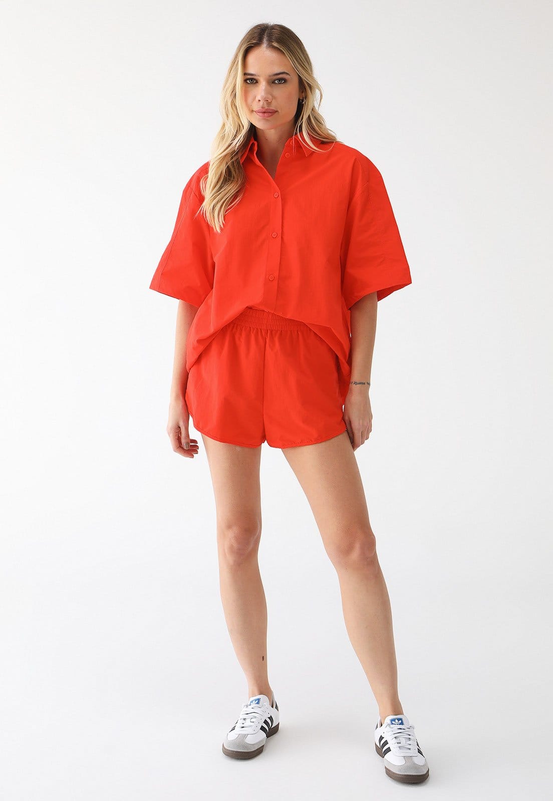 Vista 2 Short TOPSHOP Boxer Liso Vermelha Topshop vermelho