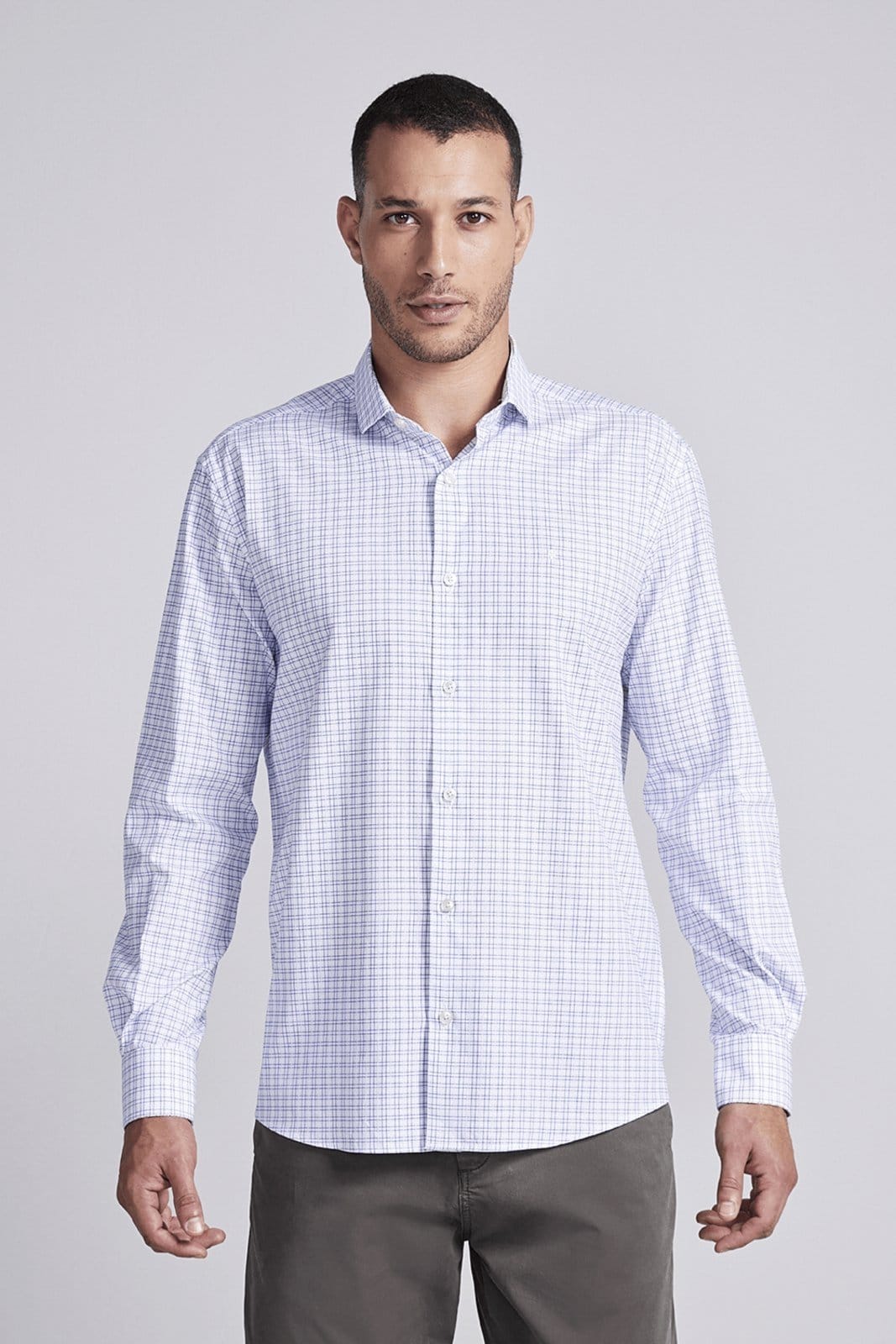 HIGHSTIL Camisa Algodão Egípcio Comfort Listrada