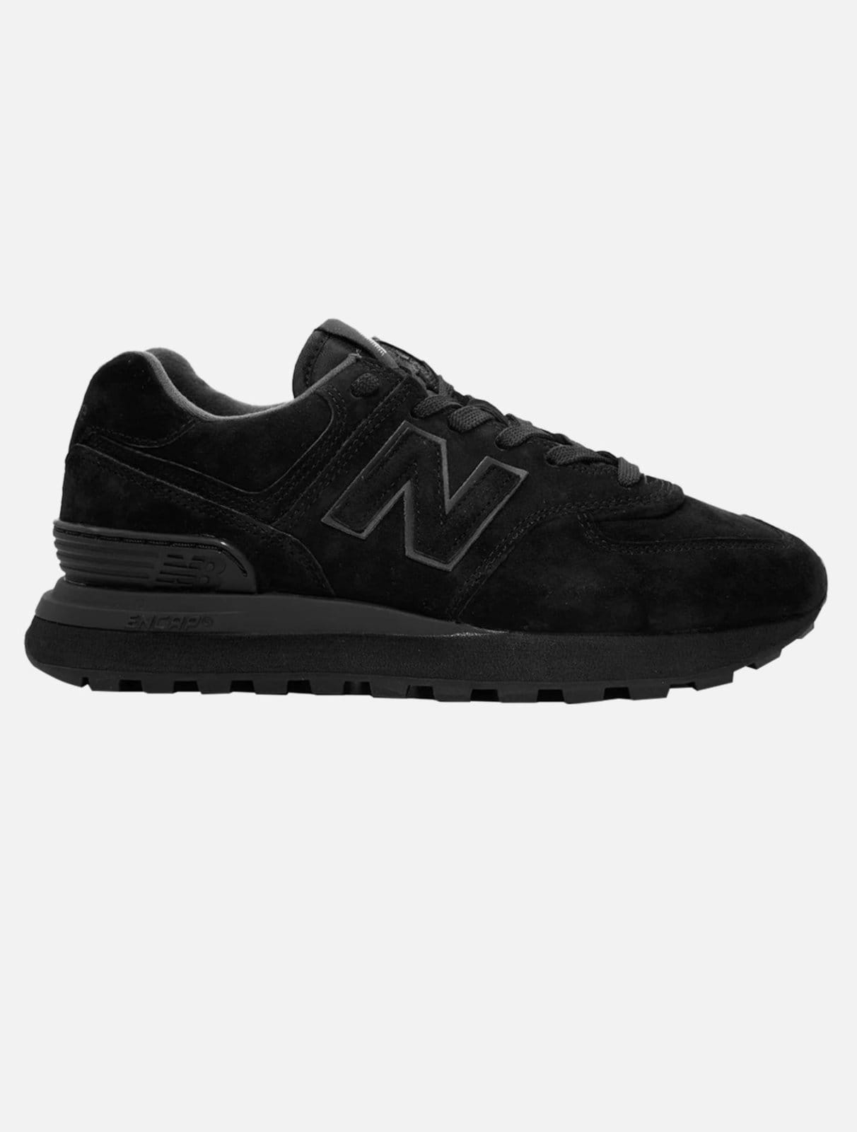 Vista principal Tênis New Balance Casual Legacy 574 All Black Preto New Balance preto black