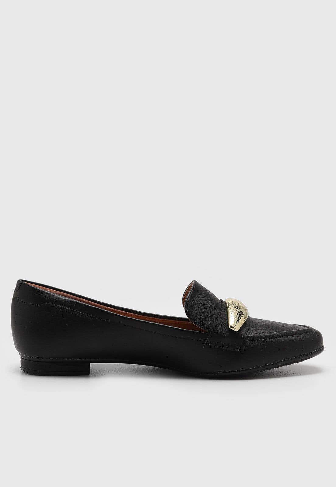 Vista 2 Mocassim Vizzano Detalhe Metalizado VIZZANO preto