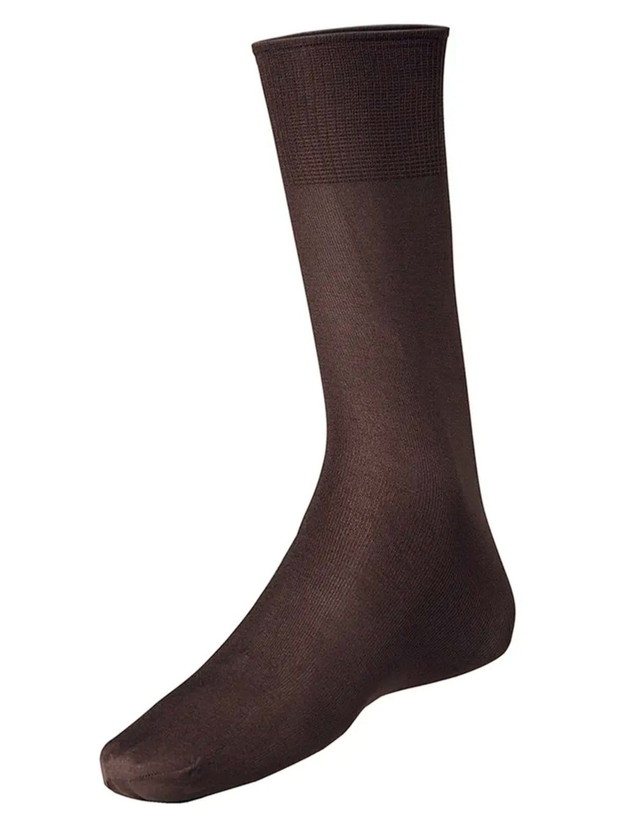 Vista 2 Kit com 6 Pares de Meias Social Meianyl Lupo marrom