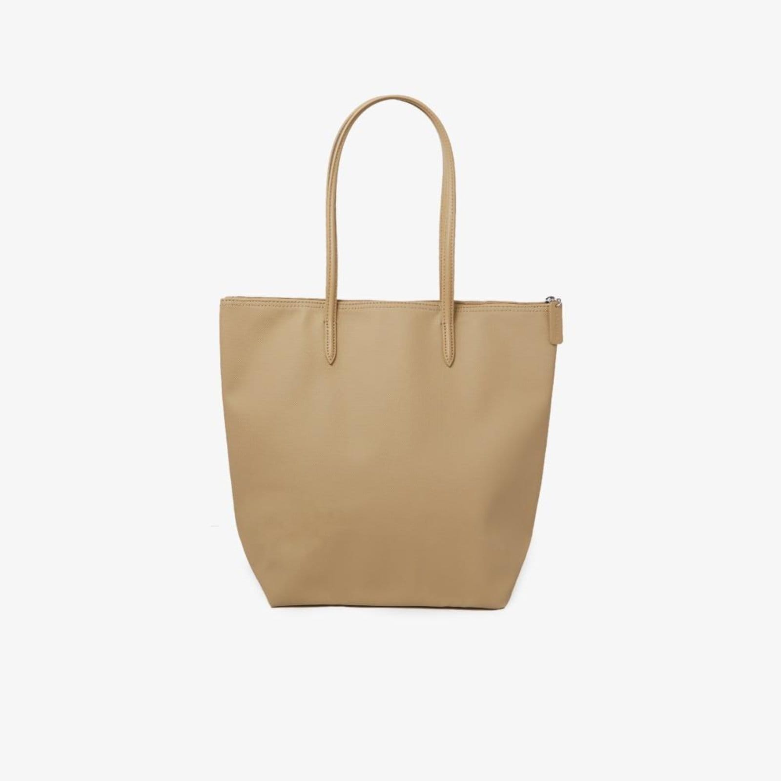 Vista 2 Bolsa Tote L.12.12 Concept Vertical com Zíper Lacoste bege