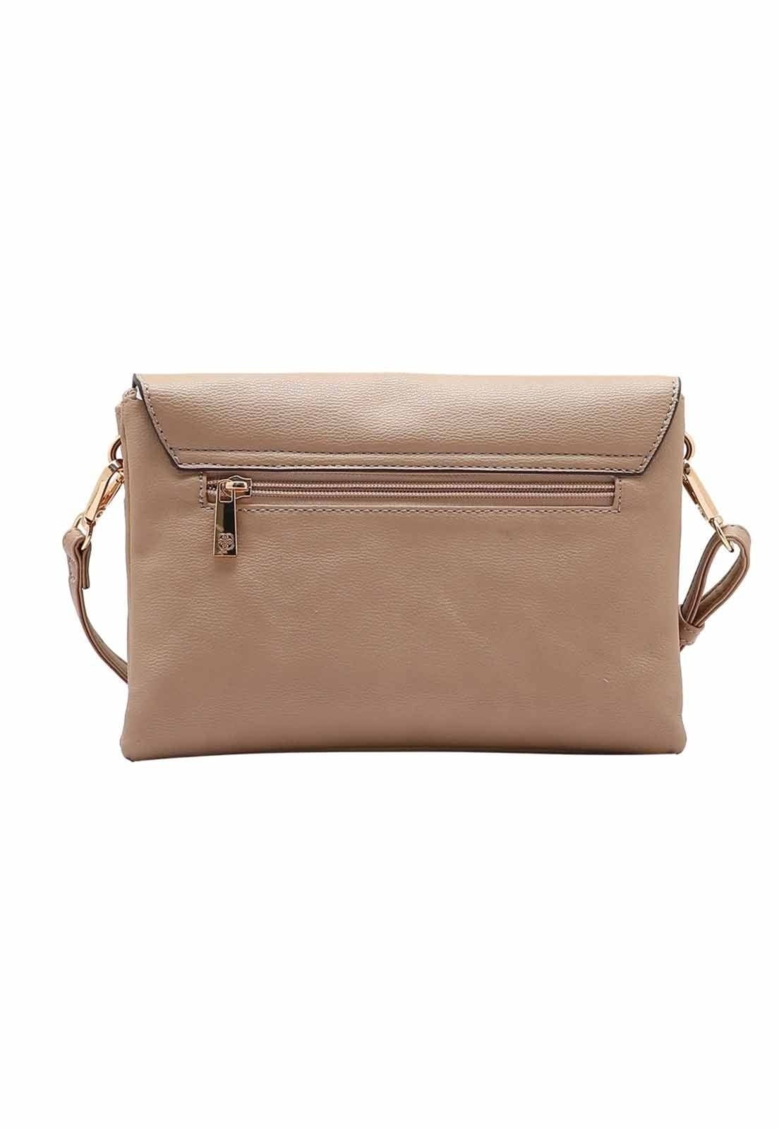 Vista 2 Bolsa Feminina Chenson Original Transversal Versátil 3484927 Chenson marrom