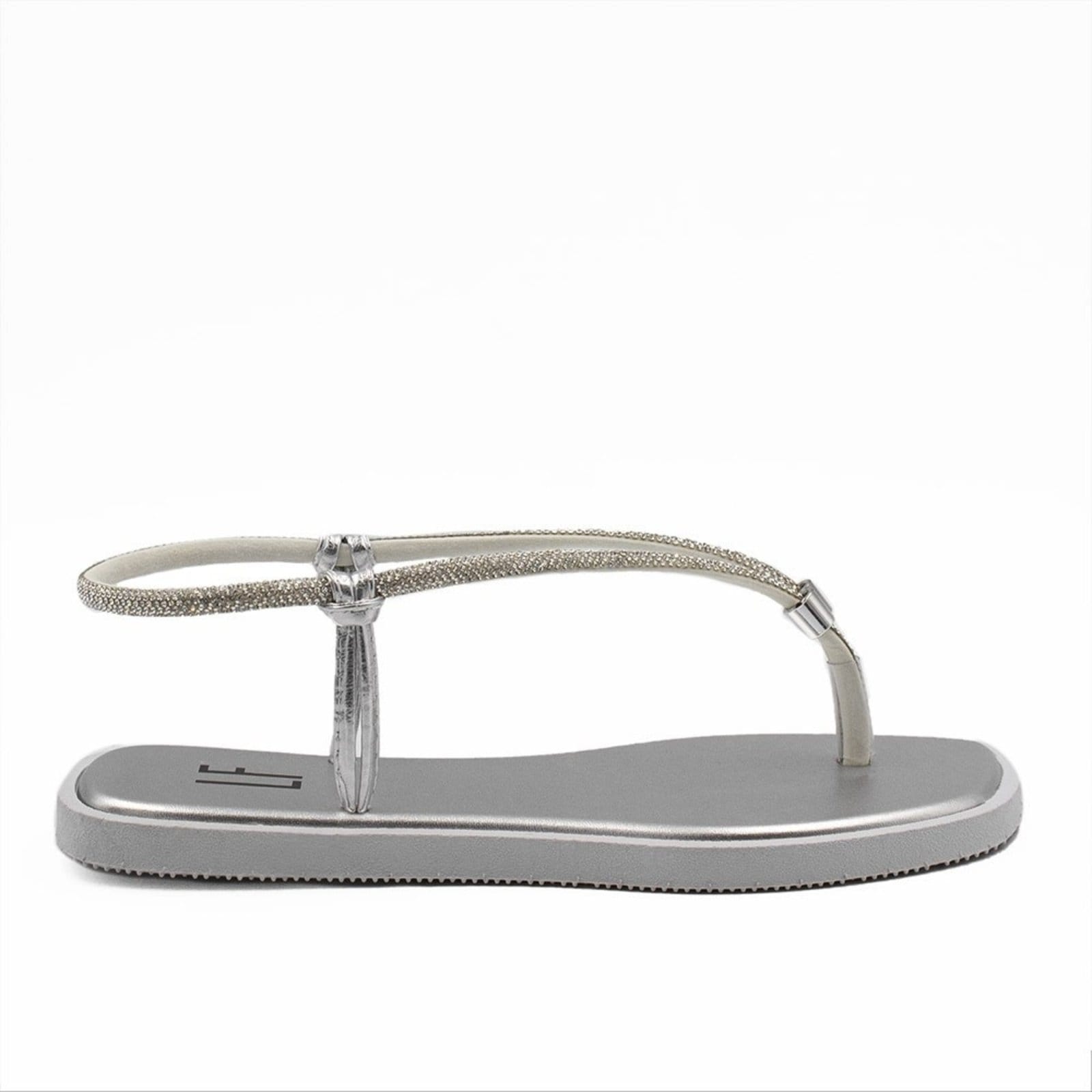 Rasteira Zatta Ajustável Brilho Débora Prata