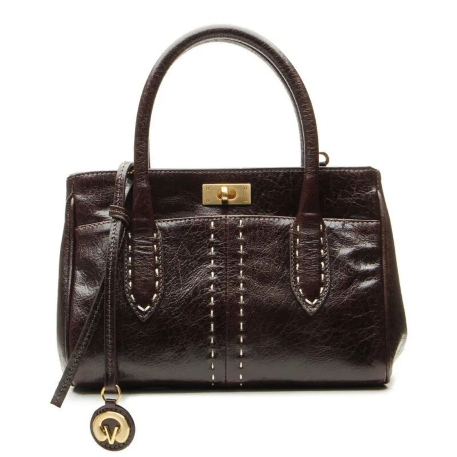 Bolsa Vicenza Média Marrom