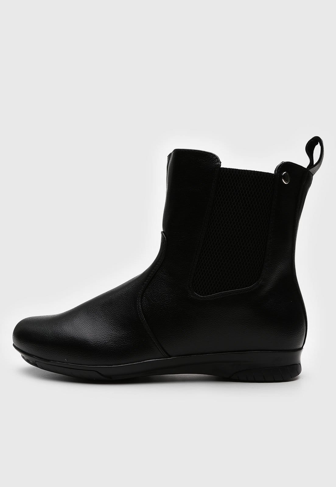 Vista principal Bota Chelsea Mooncity Cano Baixo Preta Mooncity preto