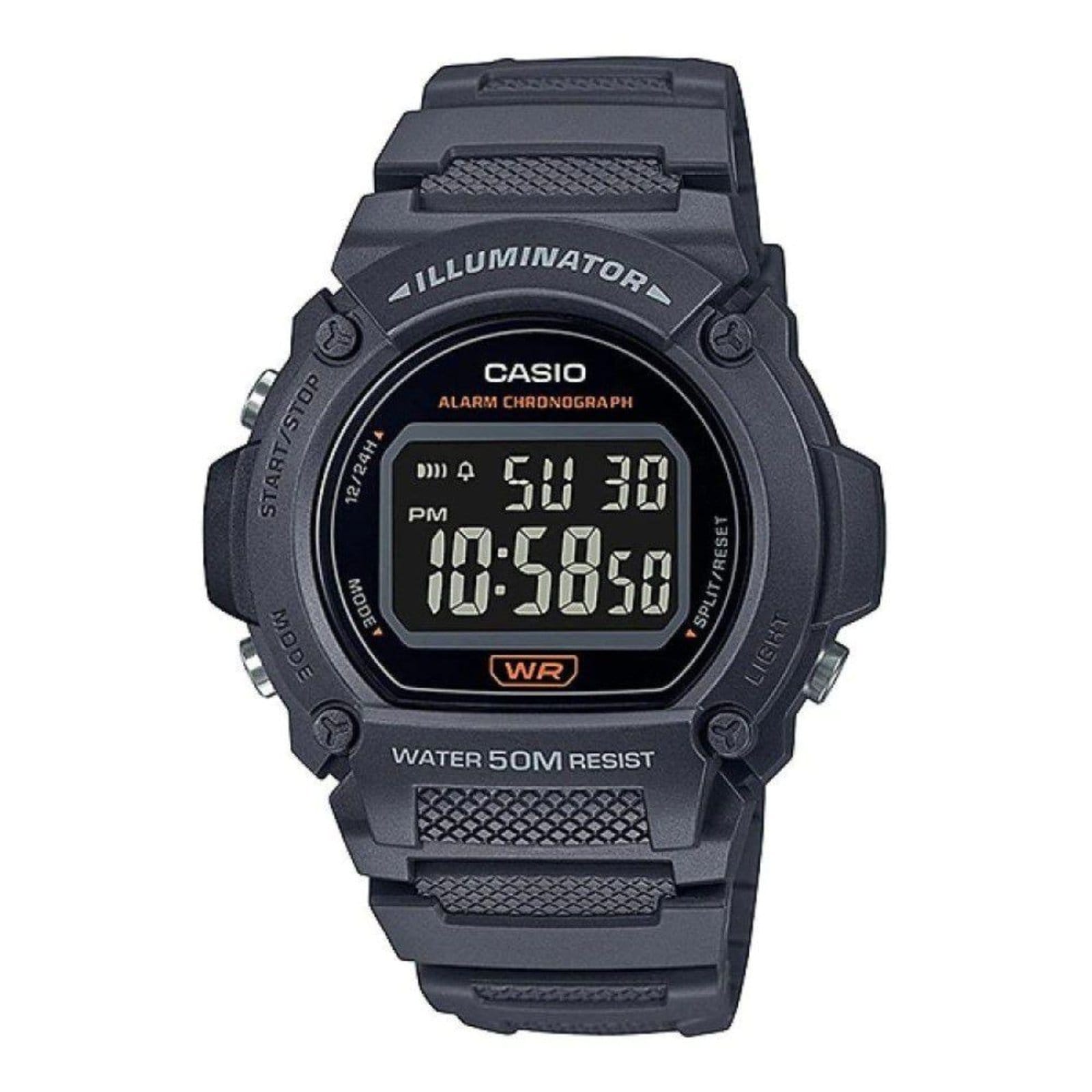 Vista principal Relógio Casio Standard W-219H-8BVDF Casio preto