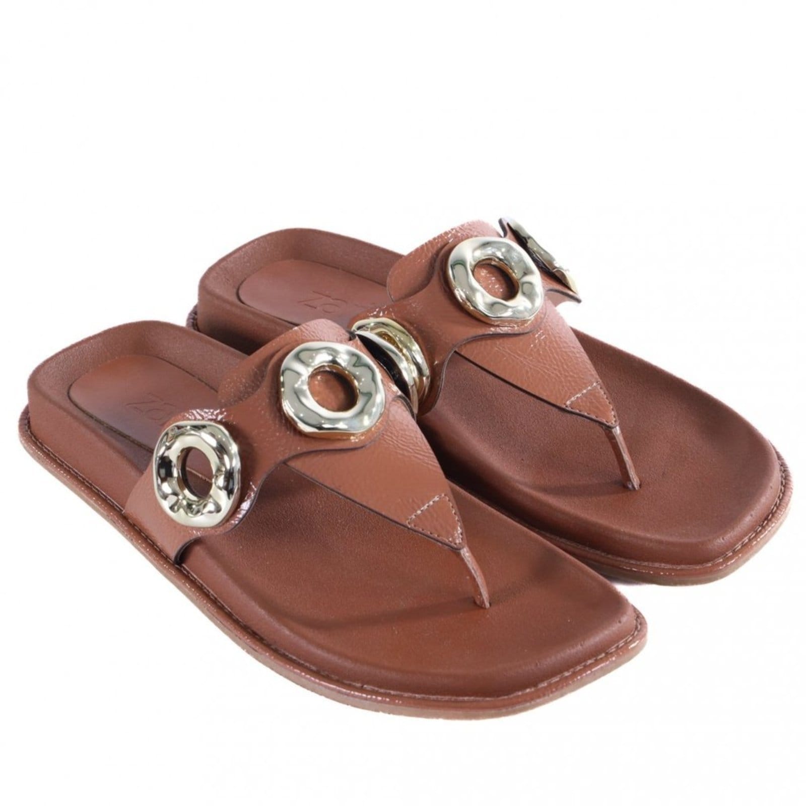 Vista 2 Papete Feminina Zariff 50471-90895 Zariff Zariff caramelo