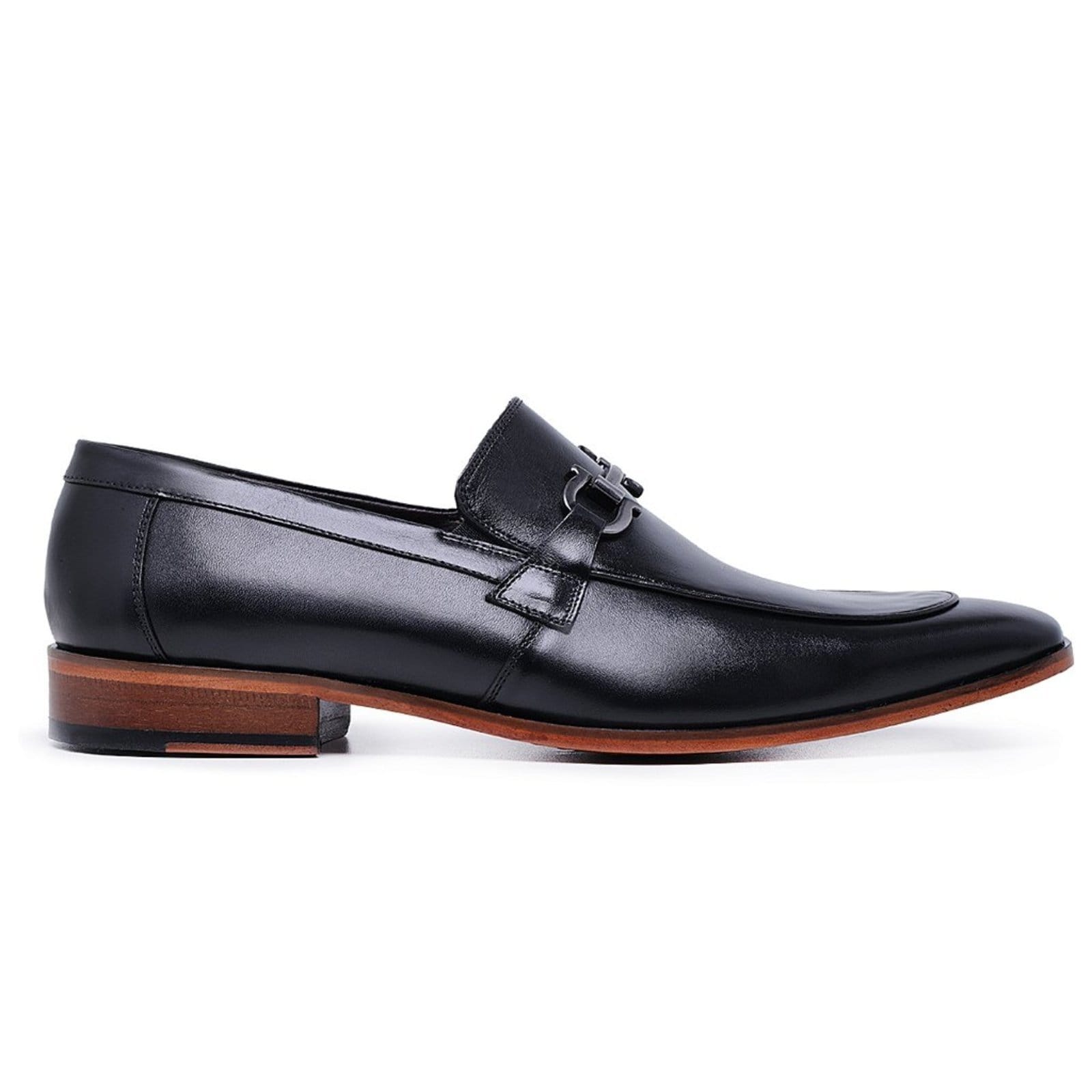 Sapato Social de Fivela em Couro Sapato Fino em Couro Paulo Vieira cor