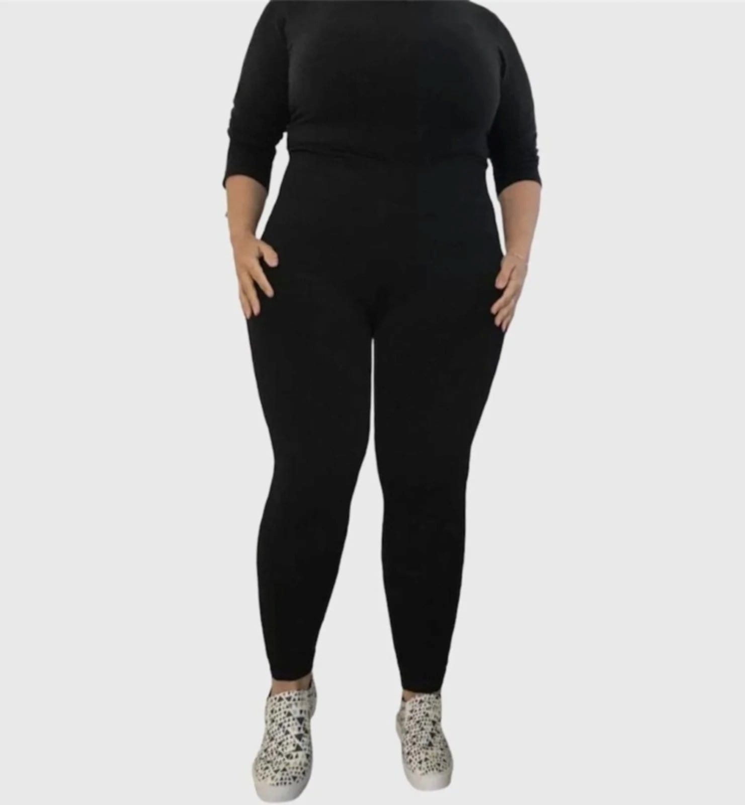 Calça Leggings D Bell Outlet Fashion Plus Size Cós Alto
