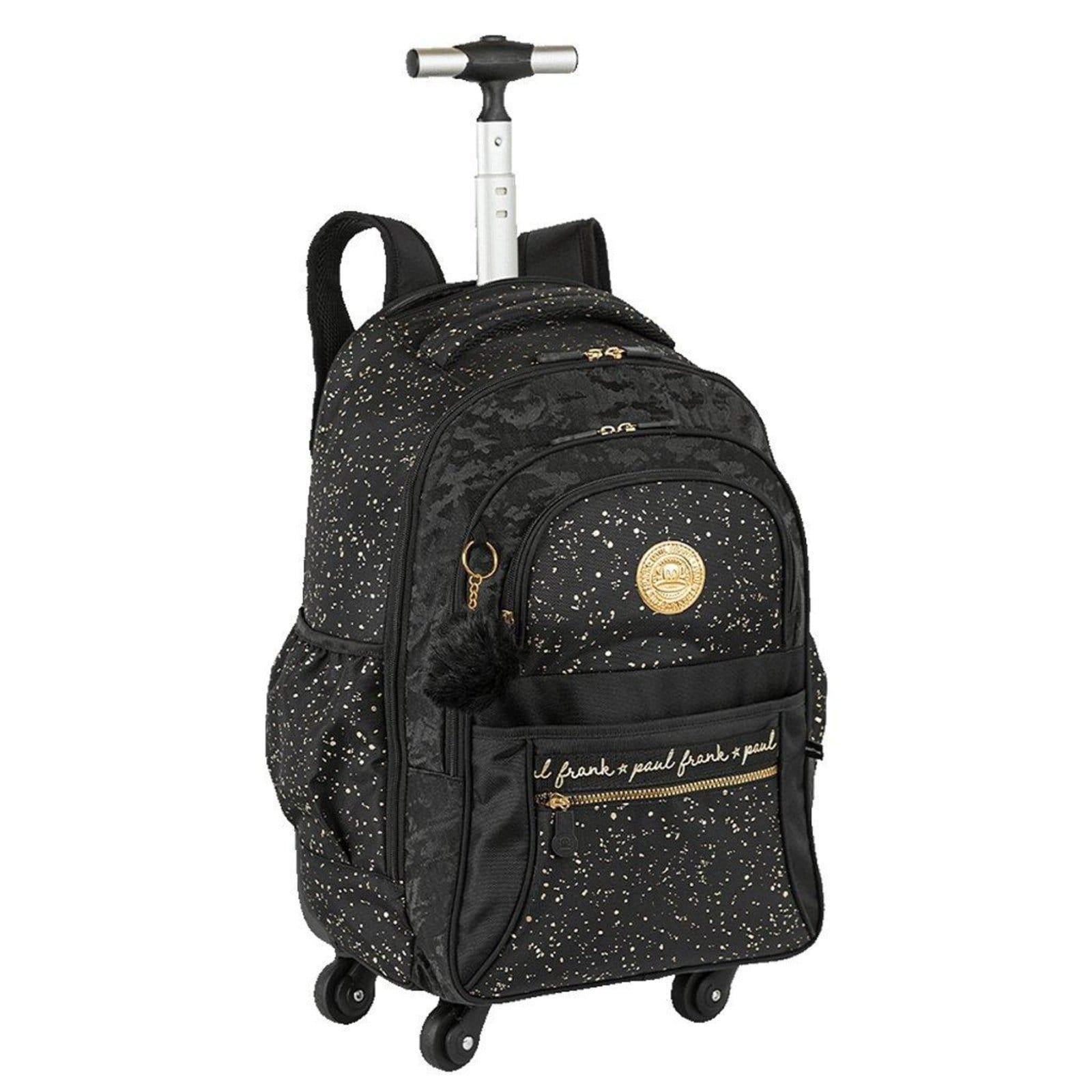 Vista 2 Infantil - Mochila com Carrinho Sestini Paul Frank Styles Gold e Preto Sestini incolor gold