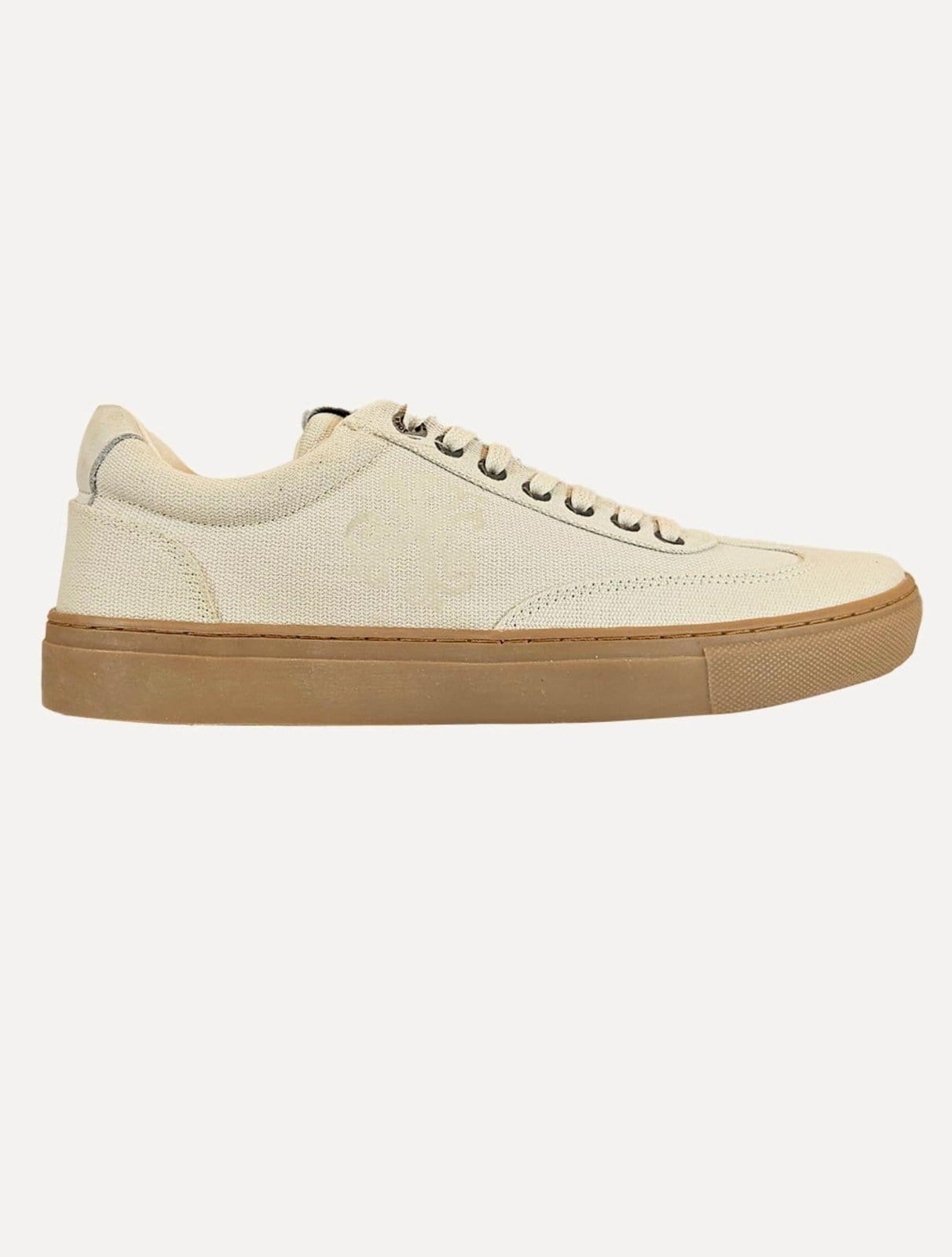 Tênis John John Masculino Lona Canvas Overlay Off-White