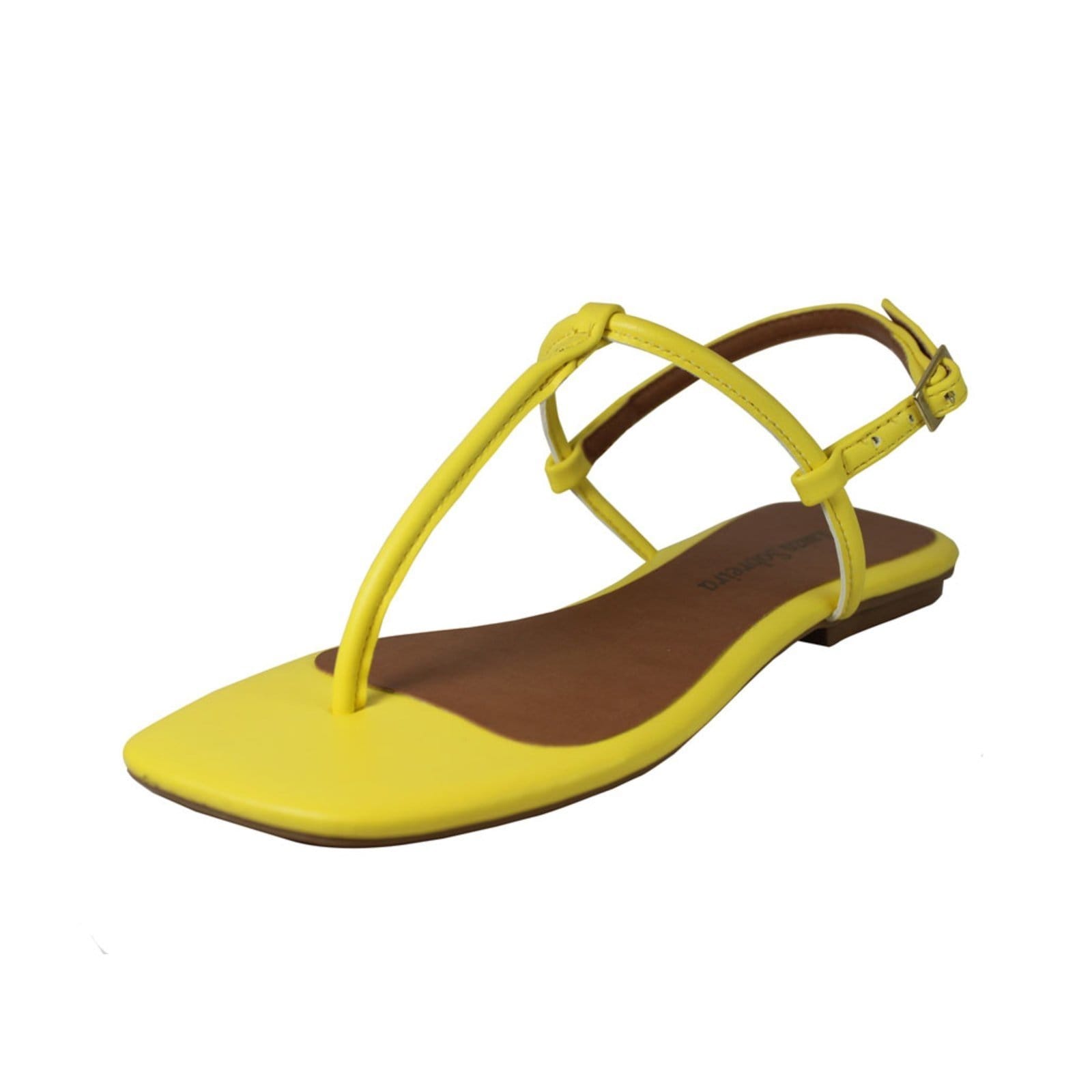 Sandália Baixa 1cm Luiza Sobreira Amarela Mod. 2091