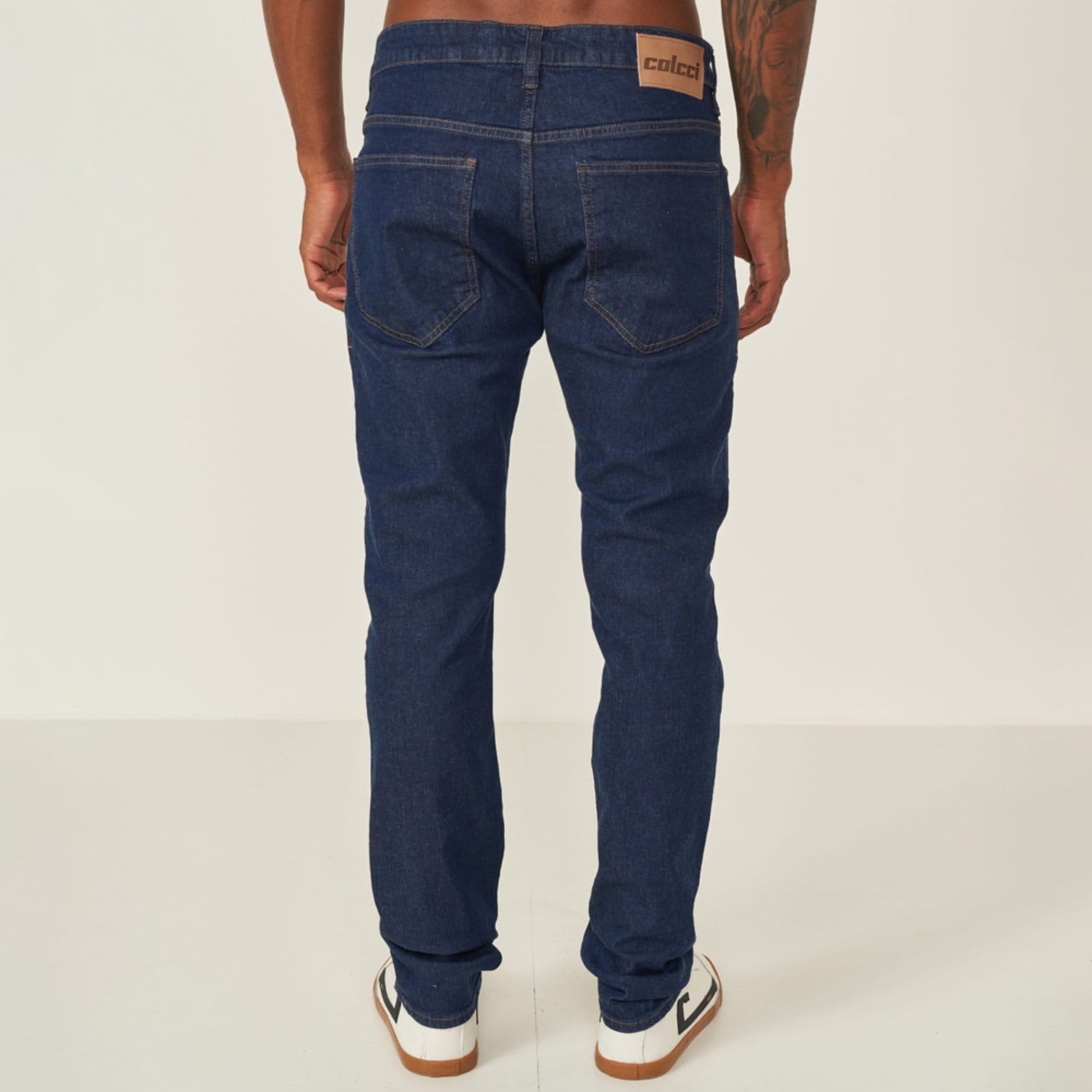 Vista 2 Calça Jeans Colcci Felipe Dark Ve26 Masculino Colcci azul