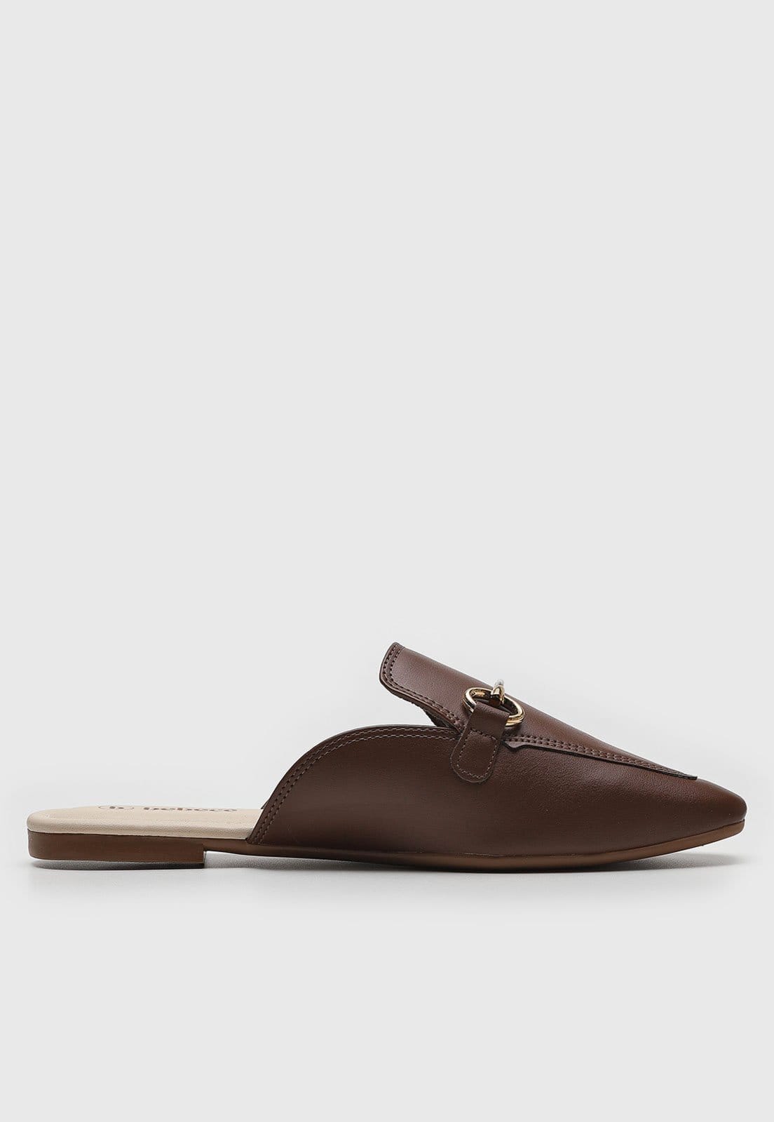 Vista 2 Mocassim Mule Feminino cê Bridão BEBECÊ marrom