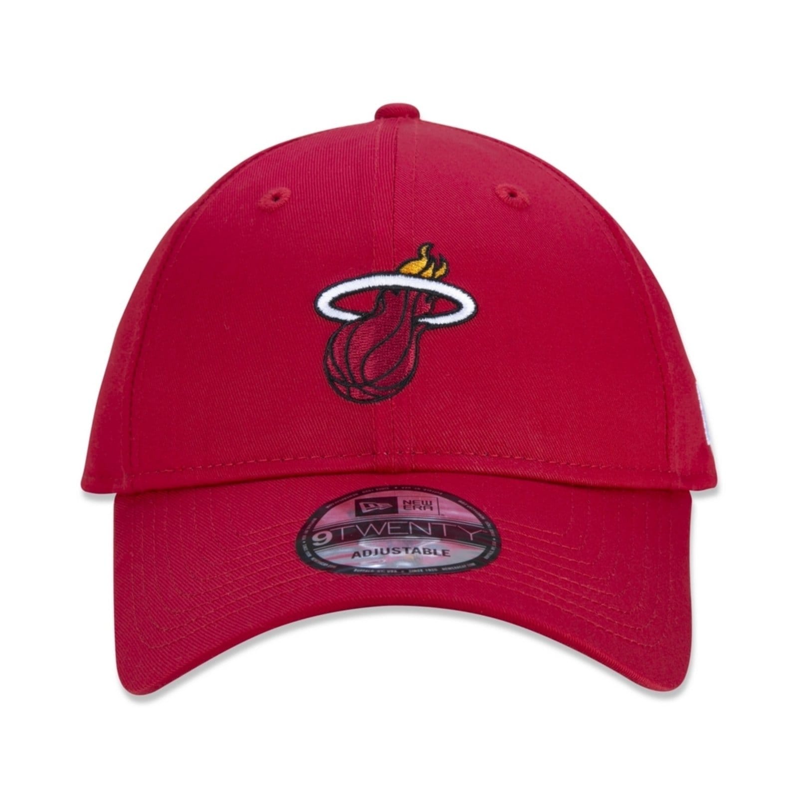 Vista 2 Boné New Era 9twenty Strapback Miami Heat new era vermelho