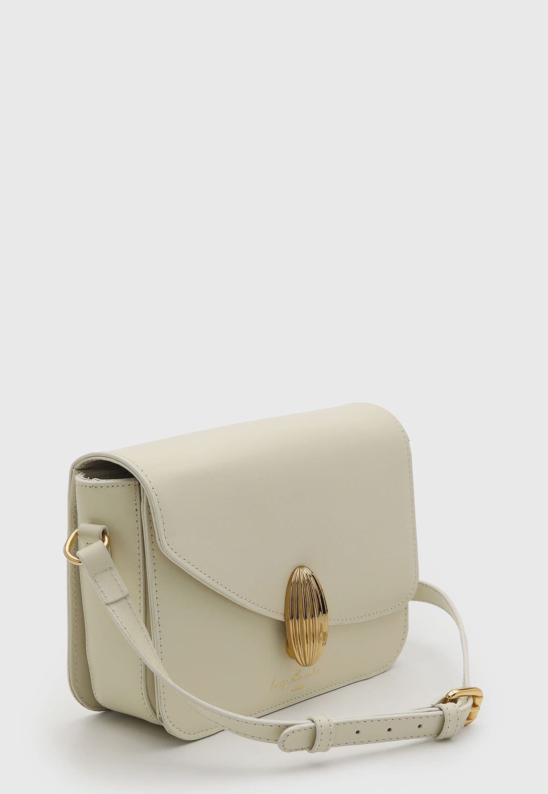 Vista 2 Bolsa Feminina Luiza Barcelos Média Off White Luiza Barcelos off-white white
