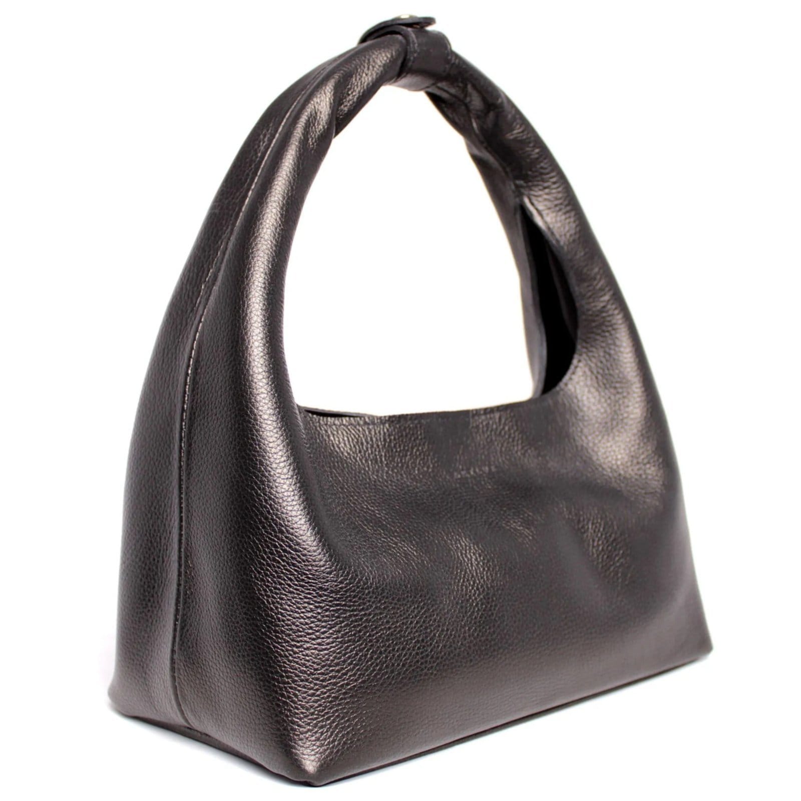 Vista 2 Bolsa Sack Bag em Couro Artlux SB-001 Ferro Pearly Artlux cinza