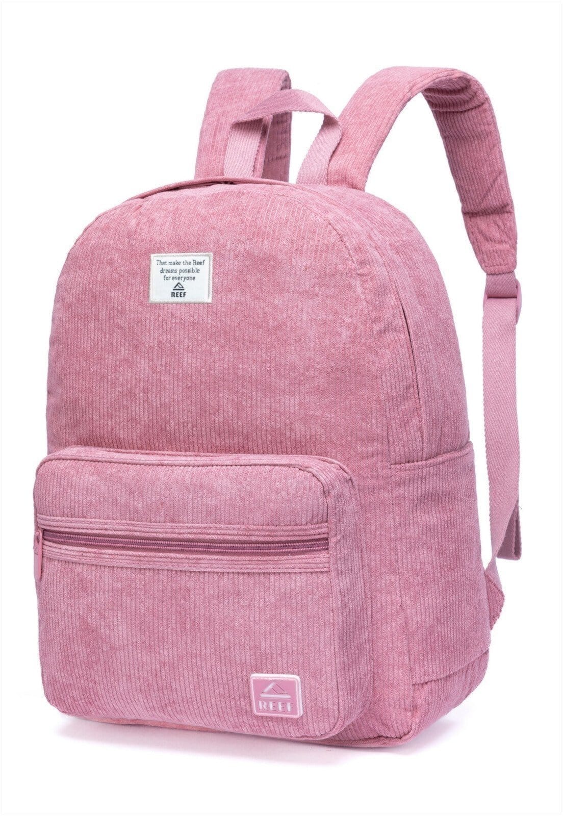 Vista 2 Mochila Reef Reforçada Feminina Casual Escolar Trabalho Faculdade Reef rosa