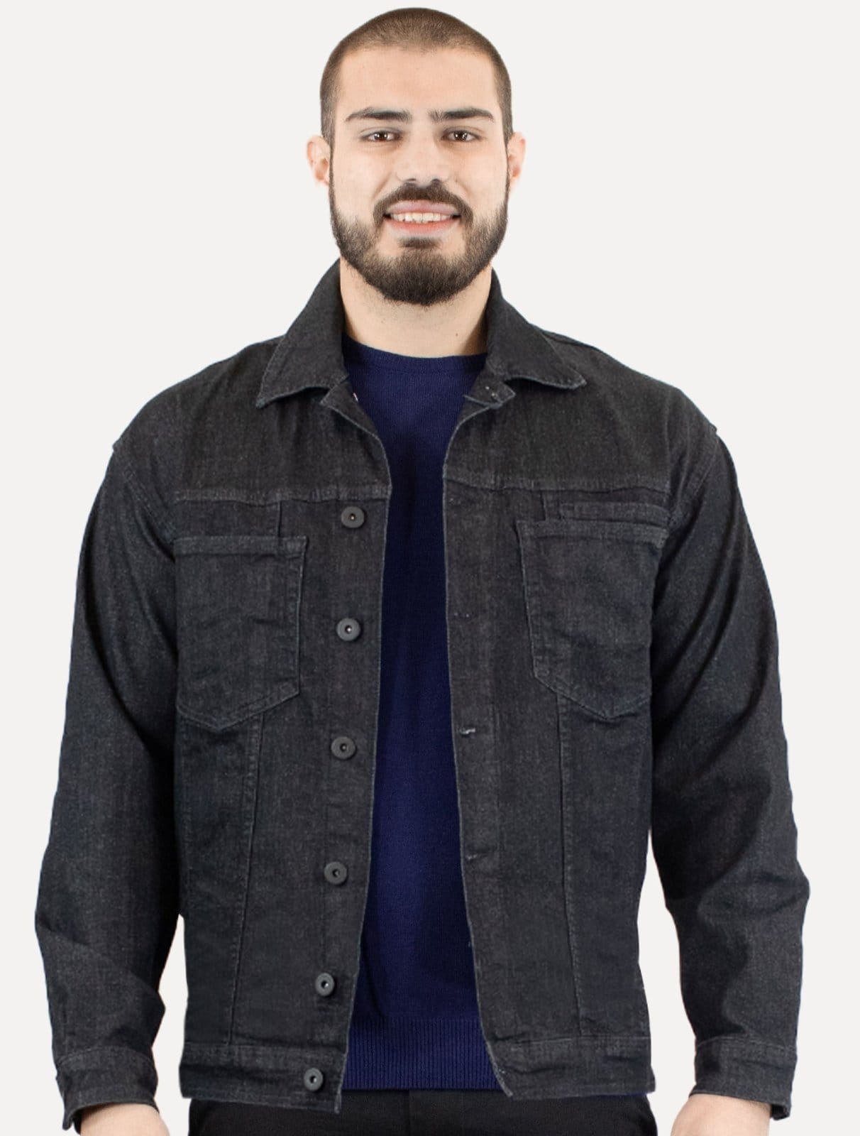 Jaqueta Ellus Jeans Masculina Ocean Vintage Preta