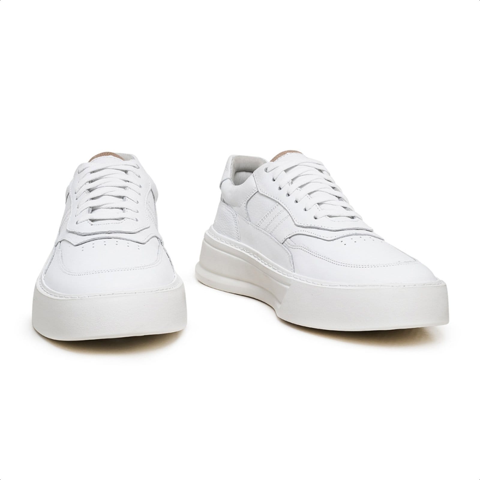 Vista 2 Sapatênis em Couro Malbork com sola de Borracha 028500BC Malbork branco