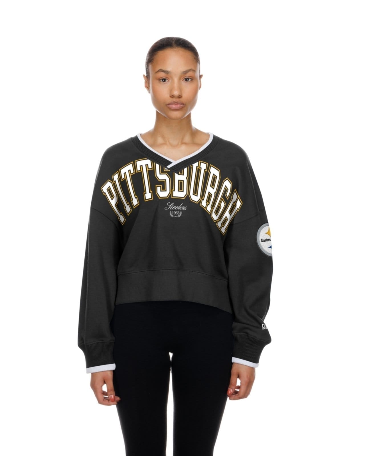 Vista principal Moletom New Era Especial Pittsburgh Steelers new era preto