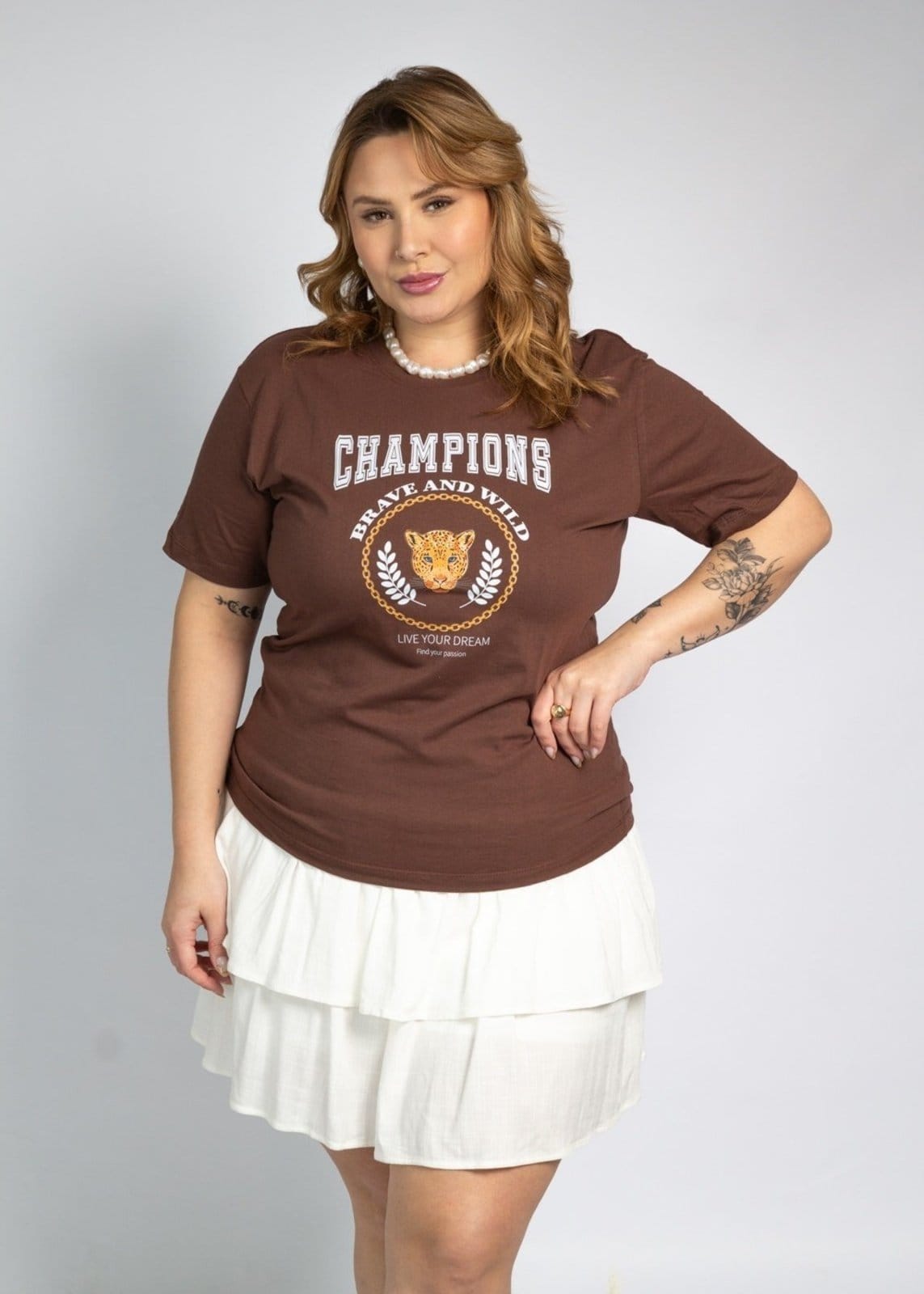 Blusa Feminina Cianitas Estampa Champions