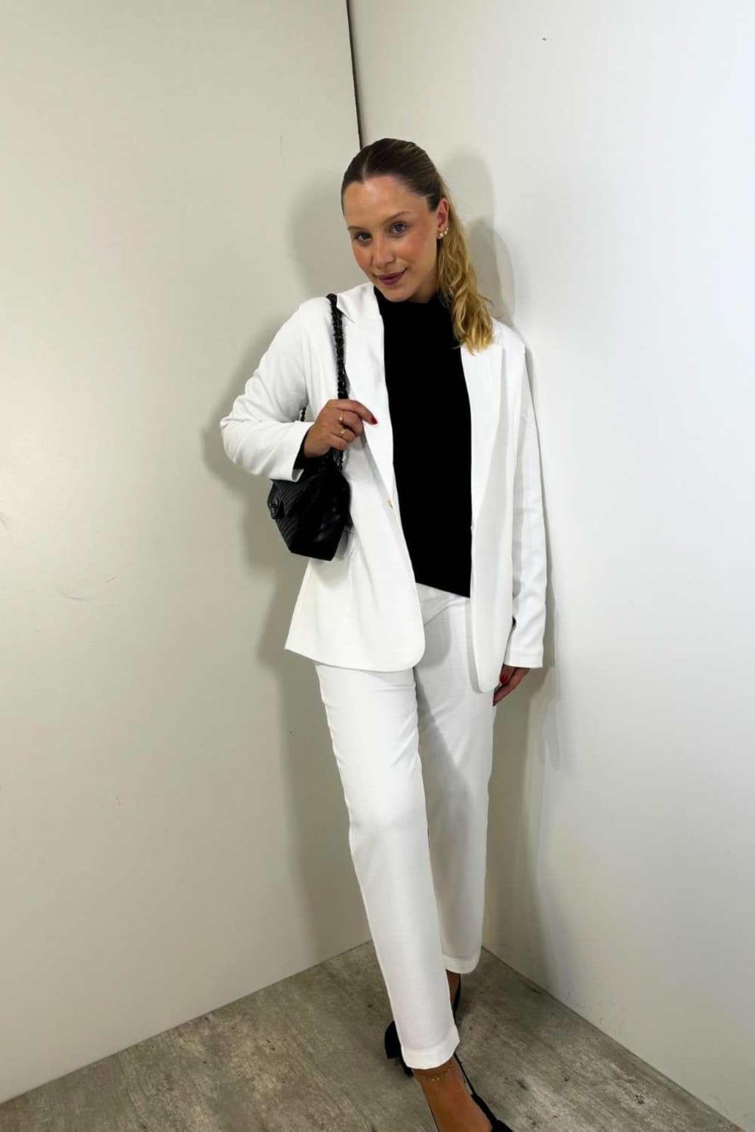 Calça Vanibele Linho Off White