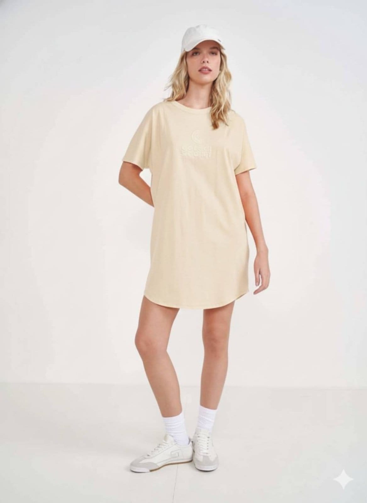 Vestido Colcci Sport Comfort Fit Feminino Off Natural