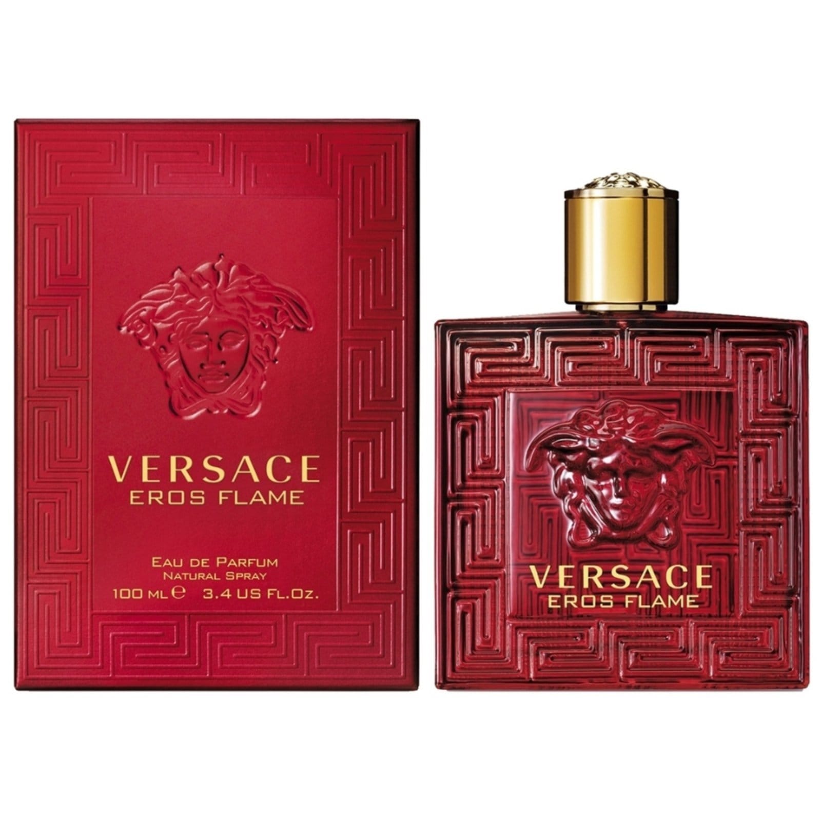 Vista 2 Versace Eros Flame Perfume Masculino Eau de Parfum 100 ml Versace incolor