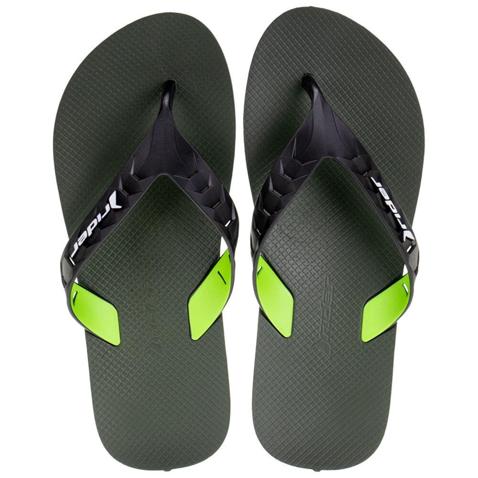 Vista principal Chinelo Masculino Street Duo Rider - 12430 3292430 Rider verde