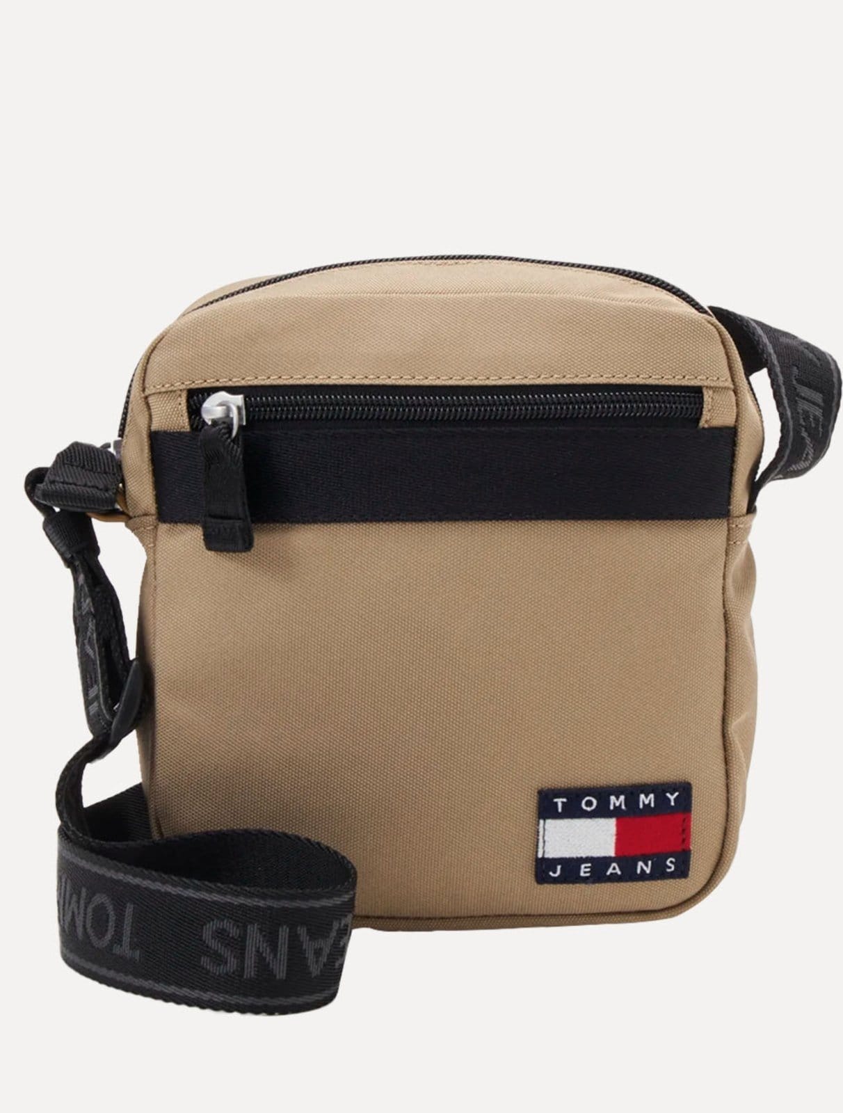 Vista principal Bolsa Tommy Jeans Masculina Daily Essential Shoulder Reporter Tommy Jeans cáqui