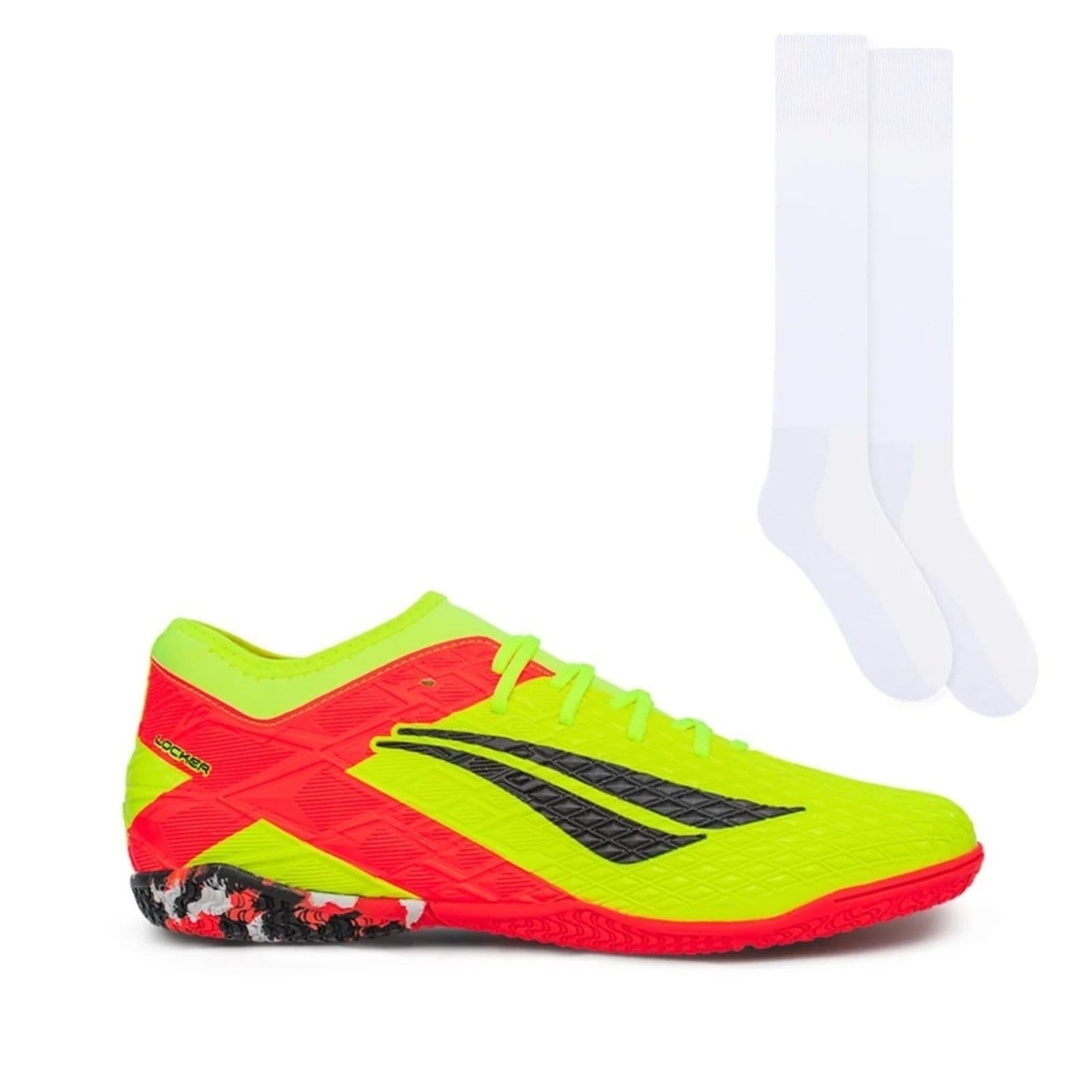 Chuteira Futsal Penalty RX Locker Y-3 + Meião Color Sports Bc