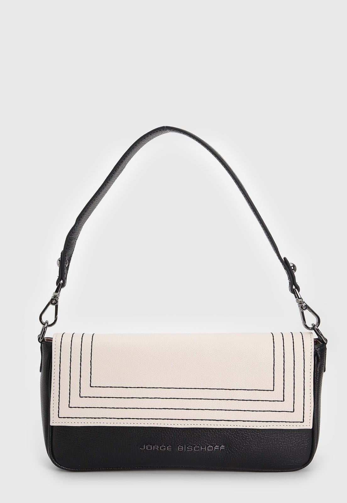 Bolsa Tiracolo Feminina Jorge Bischoff Off-White
