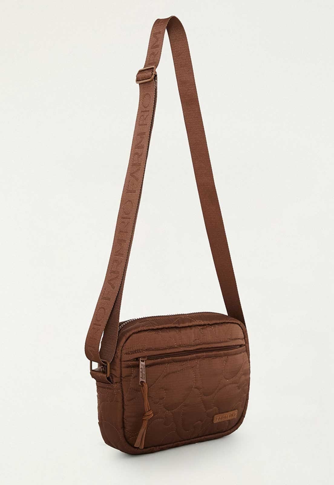 Vista 2 Bolsa Feminina Farm Média Ziriguidu FARM marrom