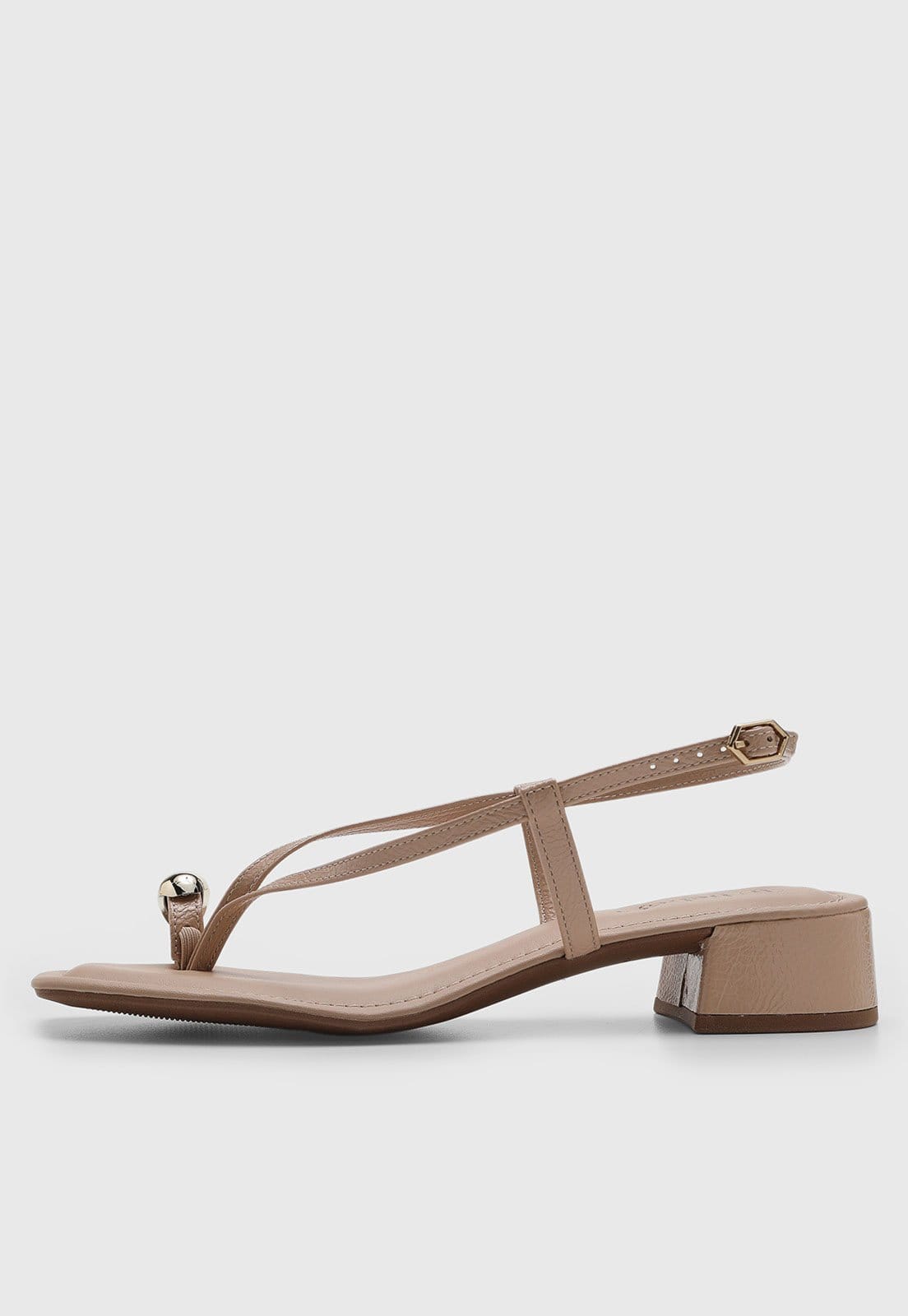 Sandália Feminina cê Bico Quadrado