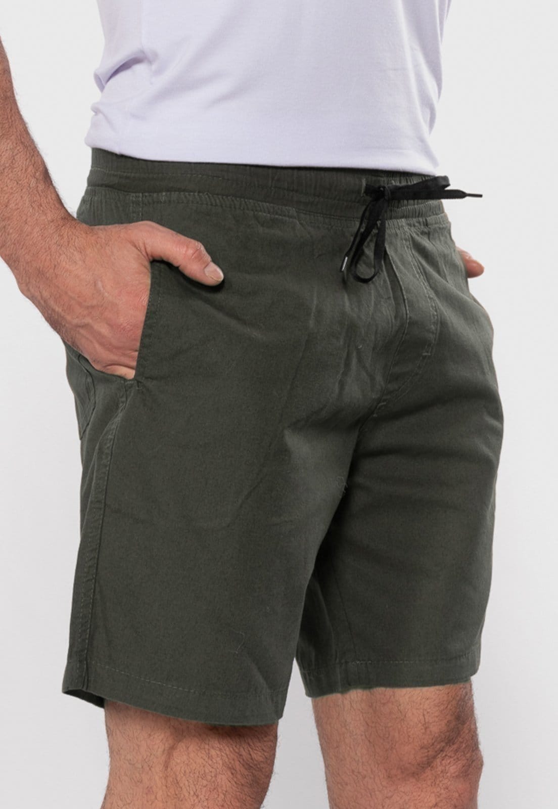 Bermuda Sarja Macaw Cós Elástico 7854