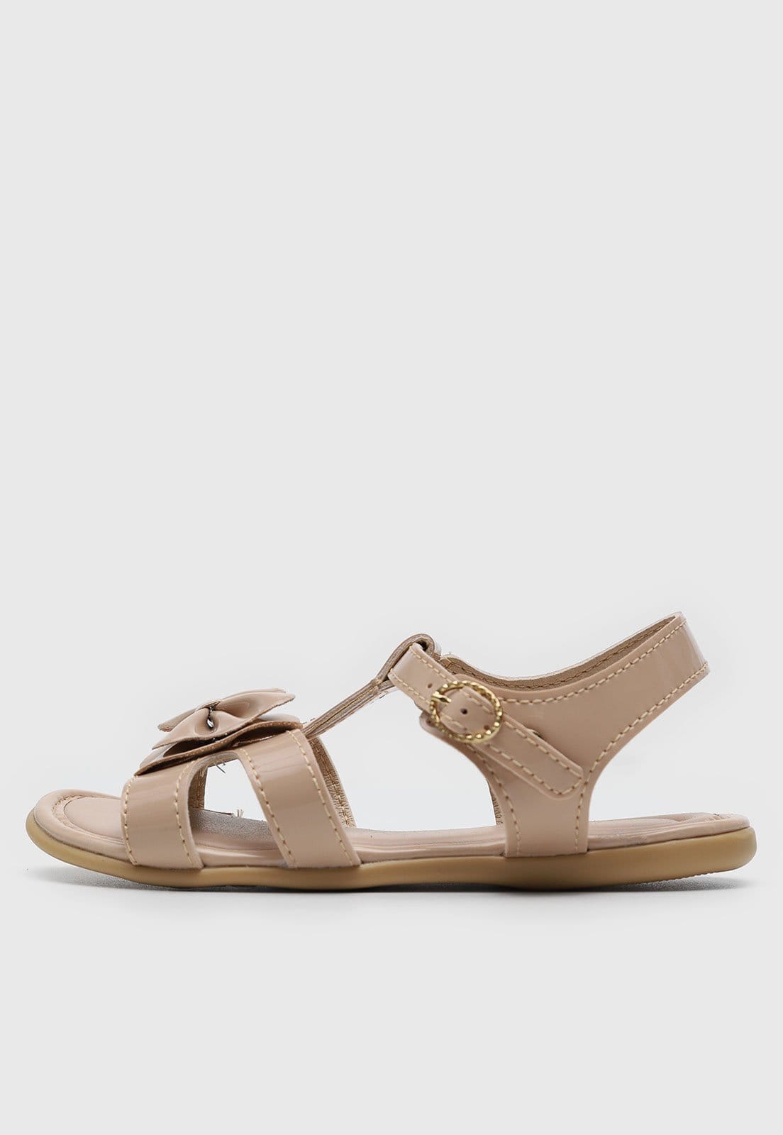 Vista 2 Infantil - Sandália Boneca Pimpolho Laço Pimpolho bege